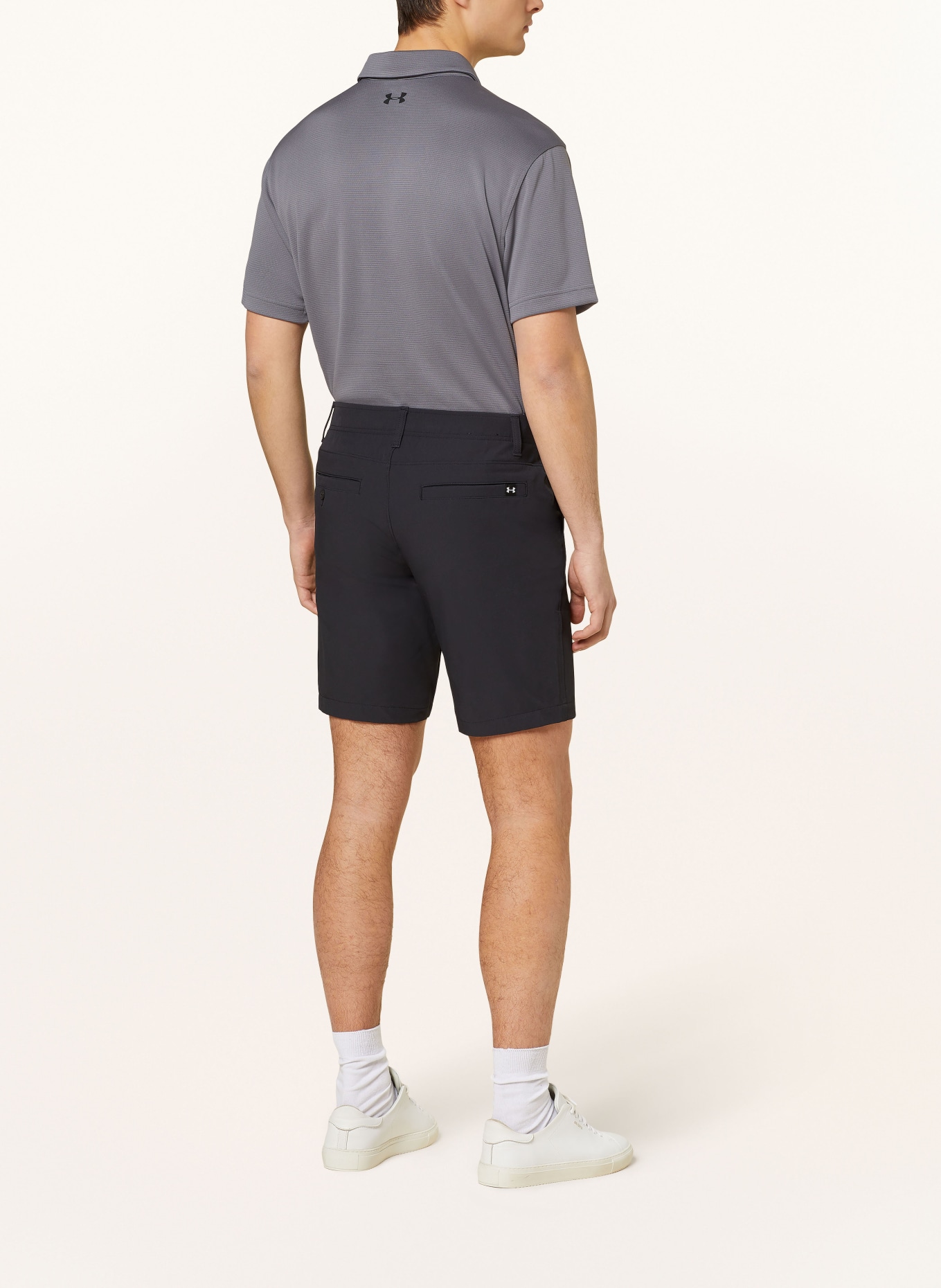 UNDER ARMOUR Golf shorts UA EARNIE, Color: BLACK (Image 3)