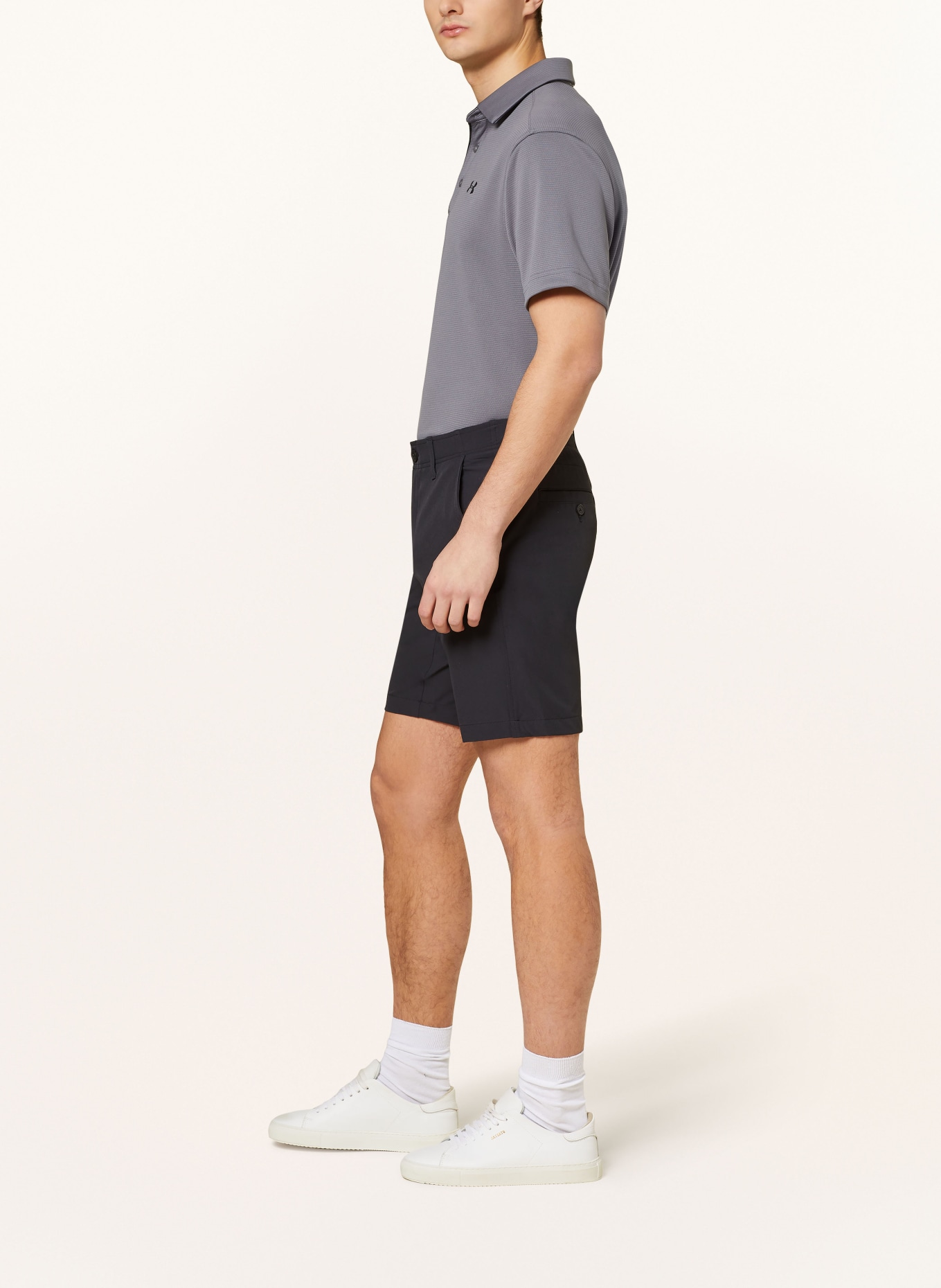 UNDER ARMOUR Golf shorts UA EARNIE, Color: BLACK (Image 4)