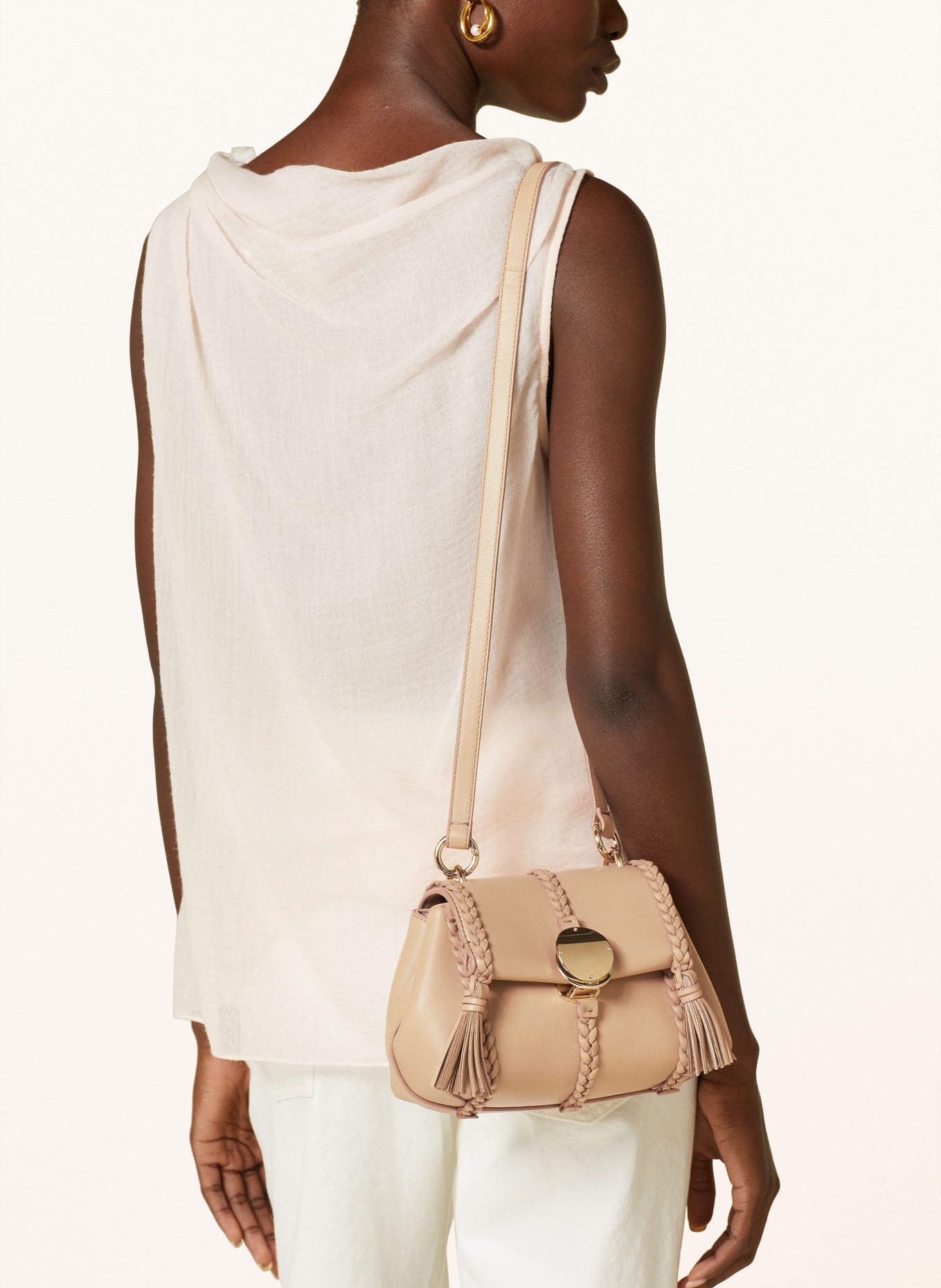 Chloé Handbag PENELOPE MINI, Color: LIGHT BROWN (Image 4)