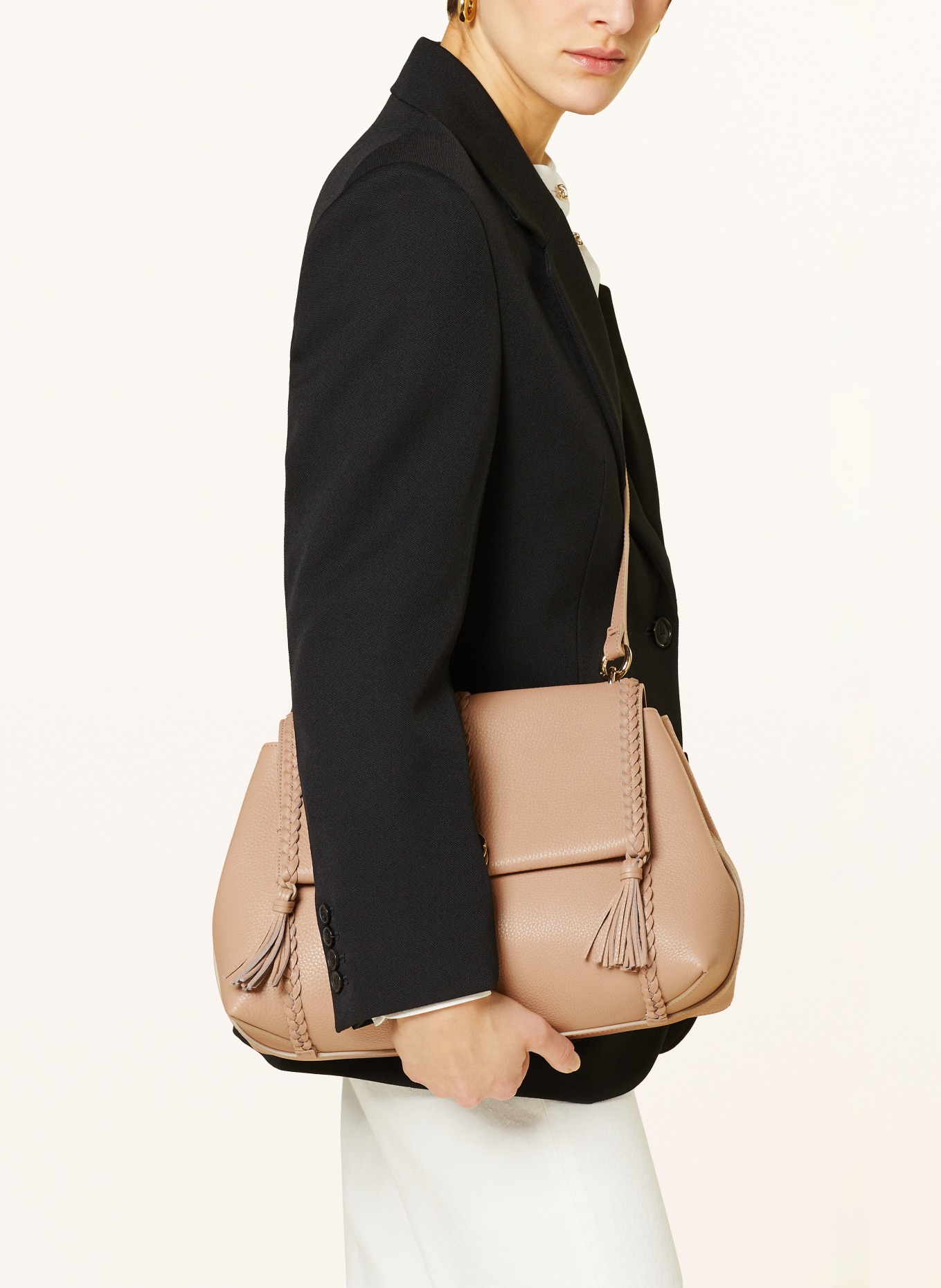 Chloé Shoulder bag PENELOPE MEDIUM, Color: NOMAD BEIGE (Image 4)