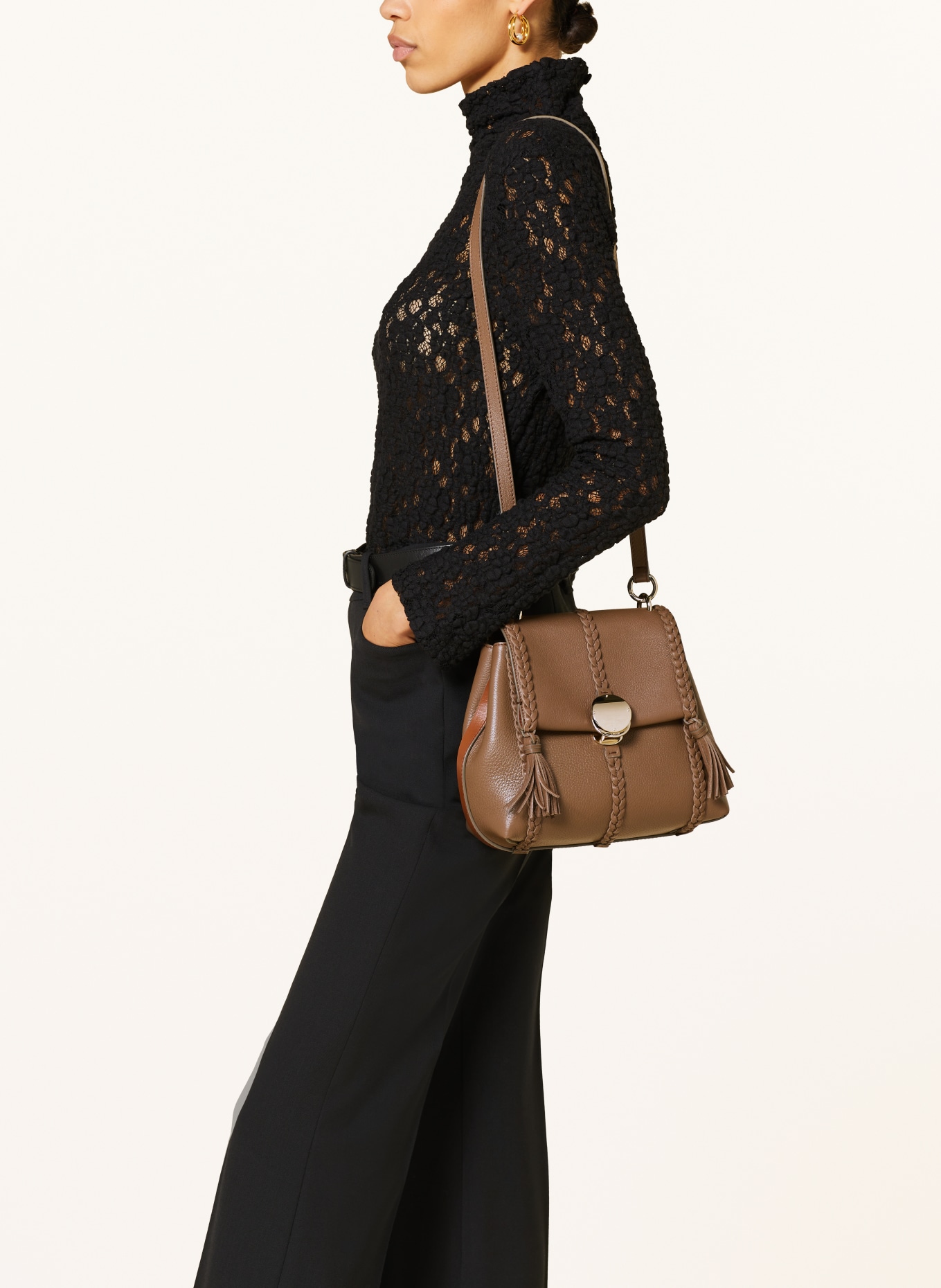 Chloé Handbag PENELOPE, Color: Dark Nut (Image 4)