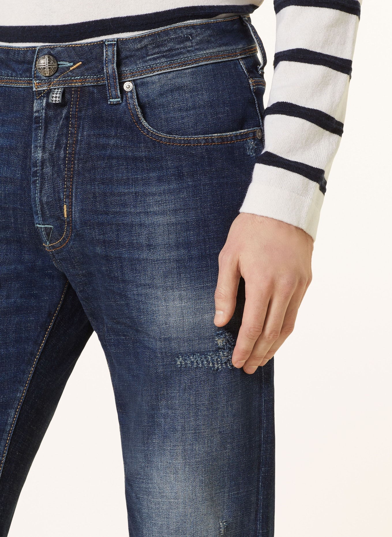 JACOB COHEN Jeans BARD Slim Fit, Farbe: DUNKELBLAU (Bild 5)