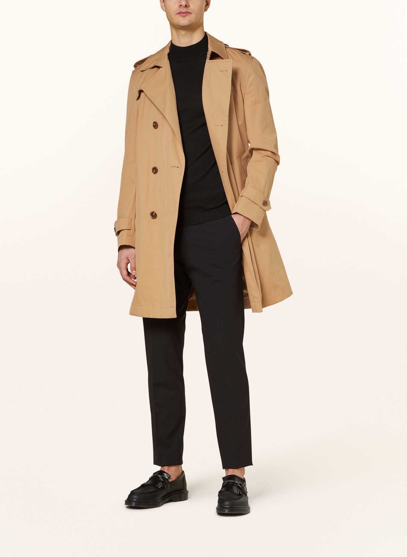 BOSS Trench coat HYDE, Color: BEIGE (Image 2)