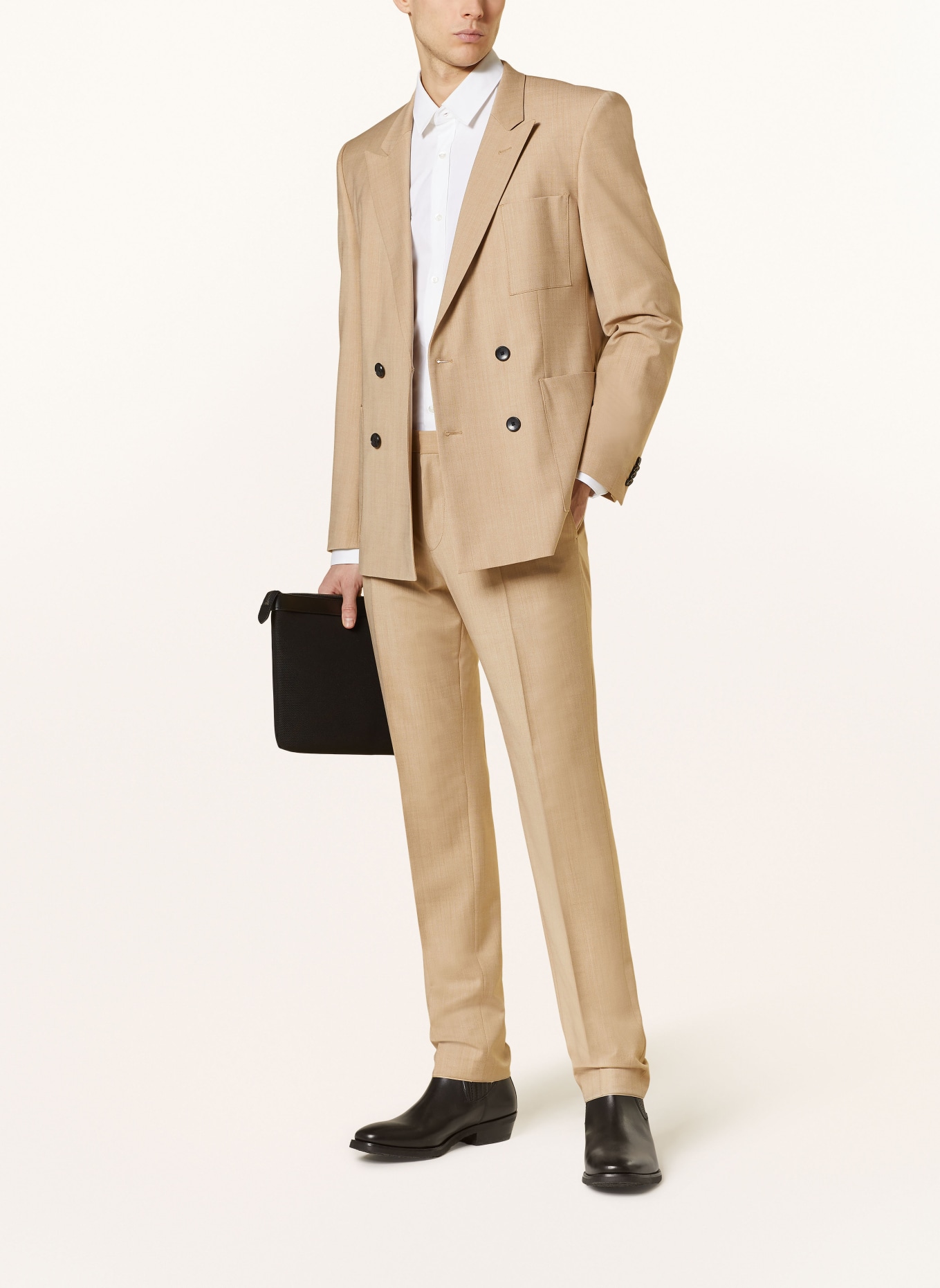HUGO Suit trousers GETLIN slim fit, Color: 267 MEDIUM BEIGE (Image 2)