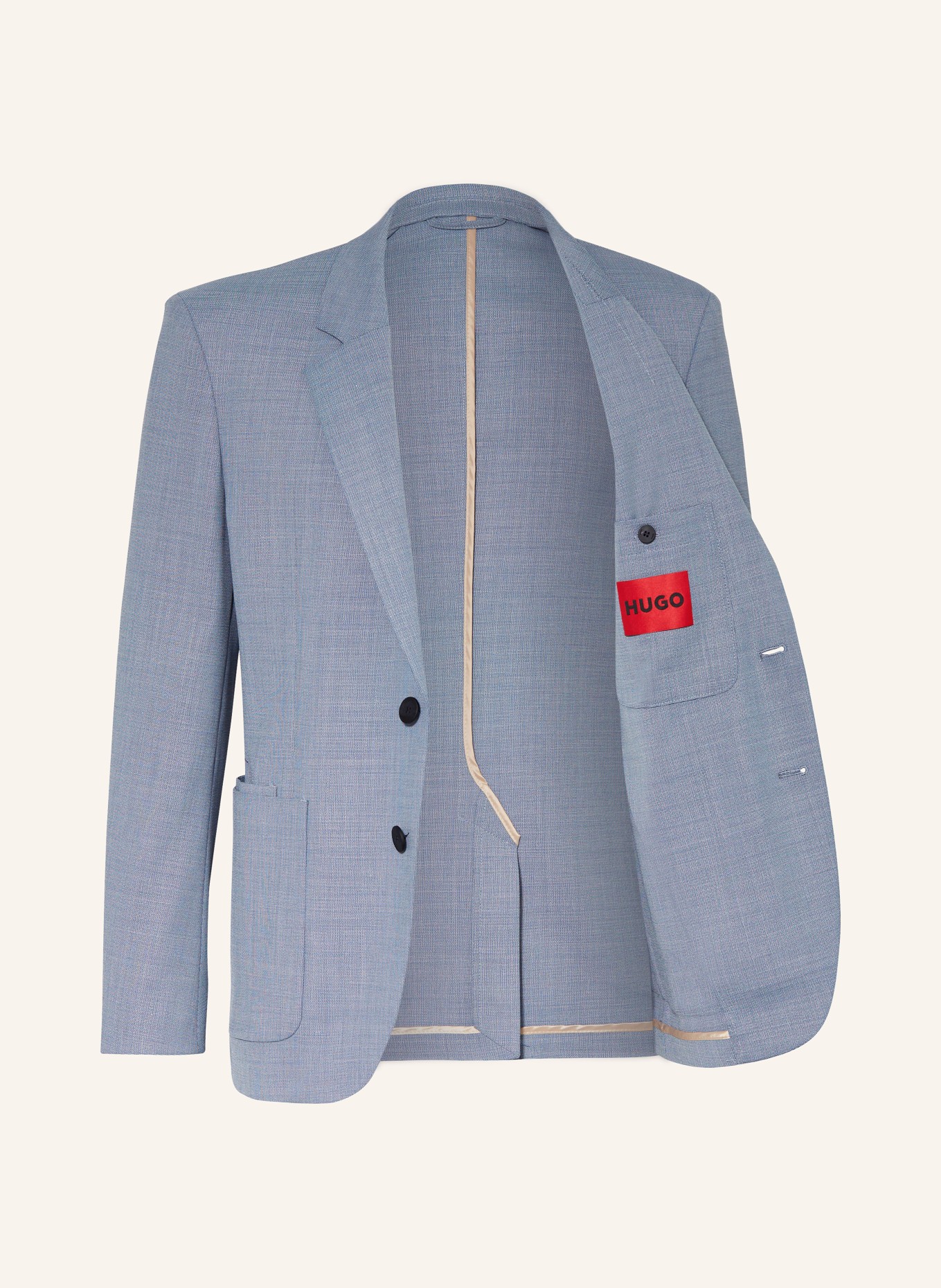 HUGO Suit jacket HAERO slim fit, Color: 420 MEDIUM BLUE (Image 4)