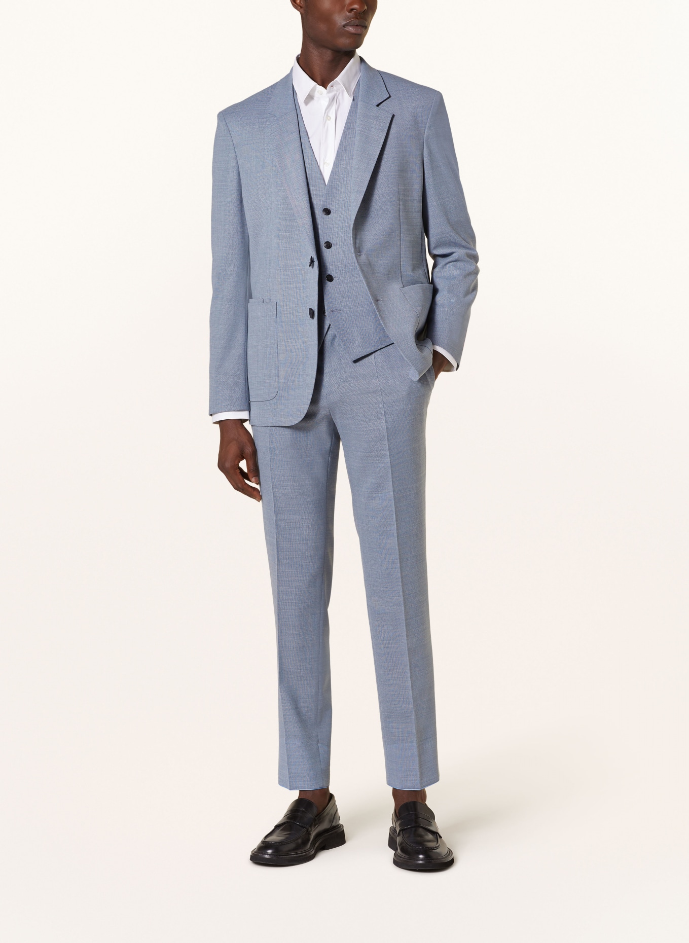 HUGO Suit trousers GETLIN232X slim fit, Color: BLUE (Image 2)