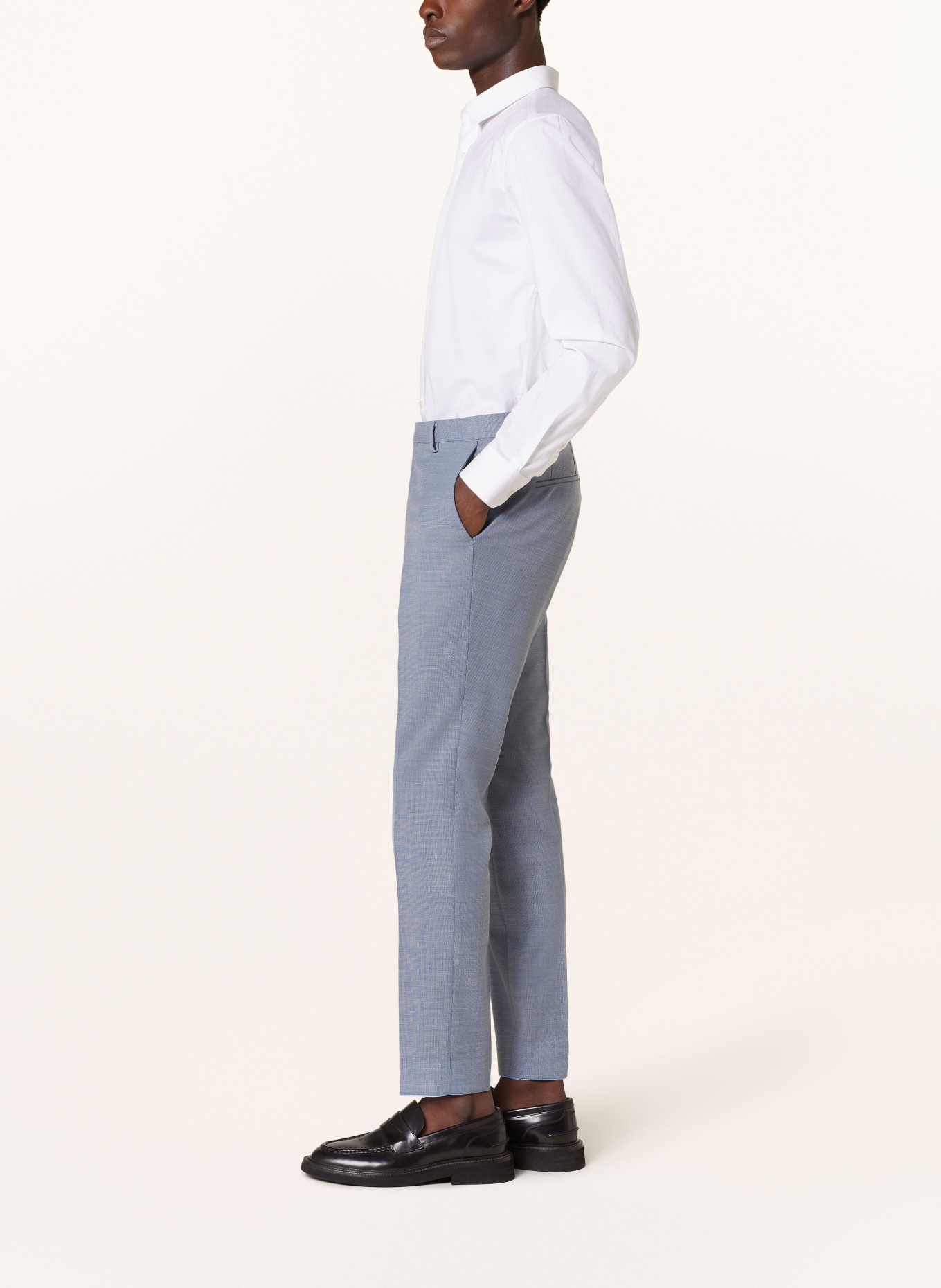 HUGO Spodnie garniturowe GETLIN232X slim fit, Kolor: NIEBIESKI (Obrazek 5)