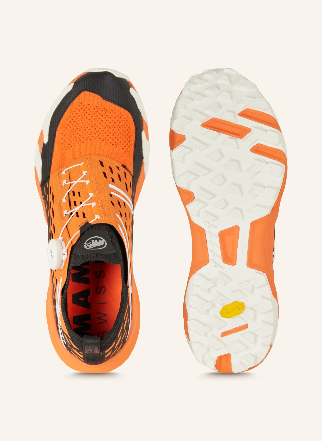 MAMMUT Trail running shoes AENERGY TR BOA® MID, Color: ORANGE/ BLACK (Image 5)