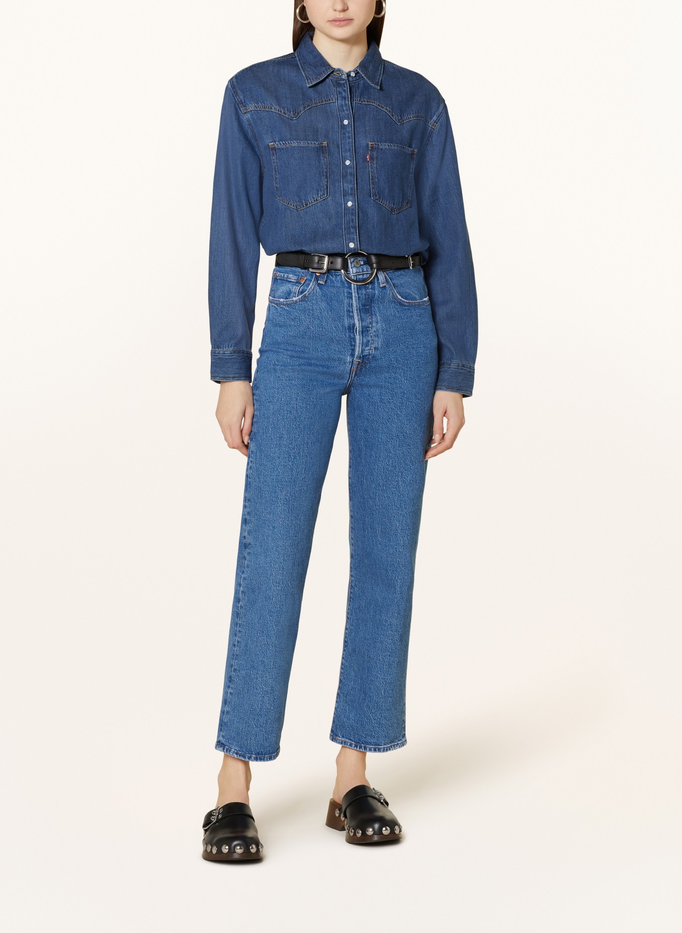 Levi's® Bluzka jeansowa TEODORA, Kolor: 07 Dark Indigo - Worn In (Obrazek 2)