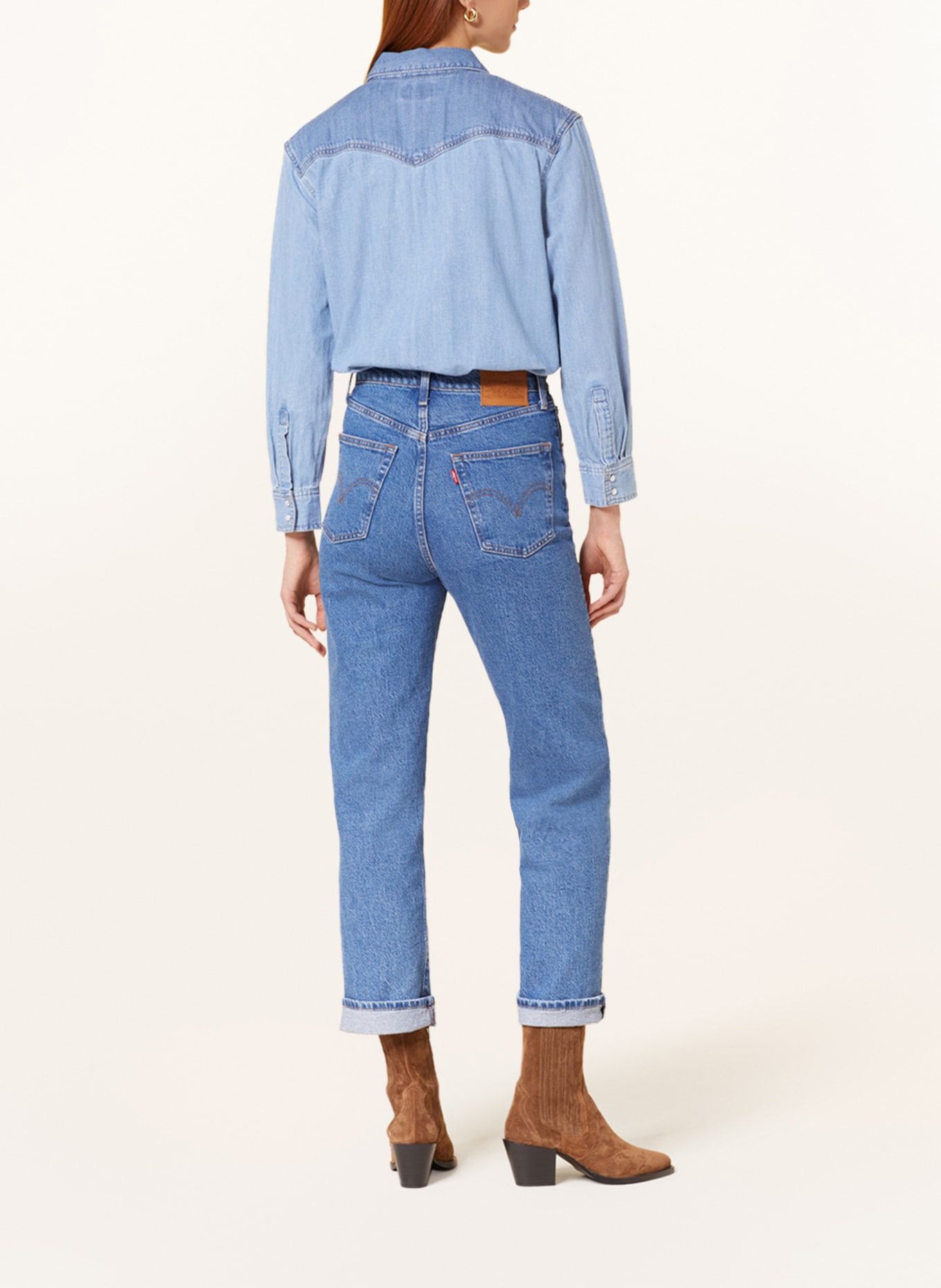 Levi's® Bluzka jeansowa TEODORA, Kolor: 03 Dark Indigo - Worn In (Obrazek 3)