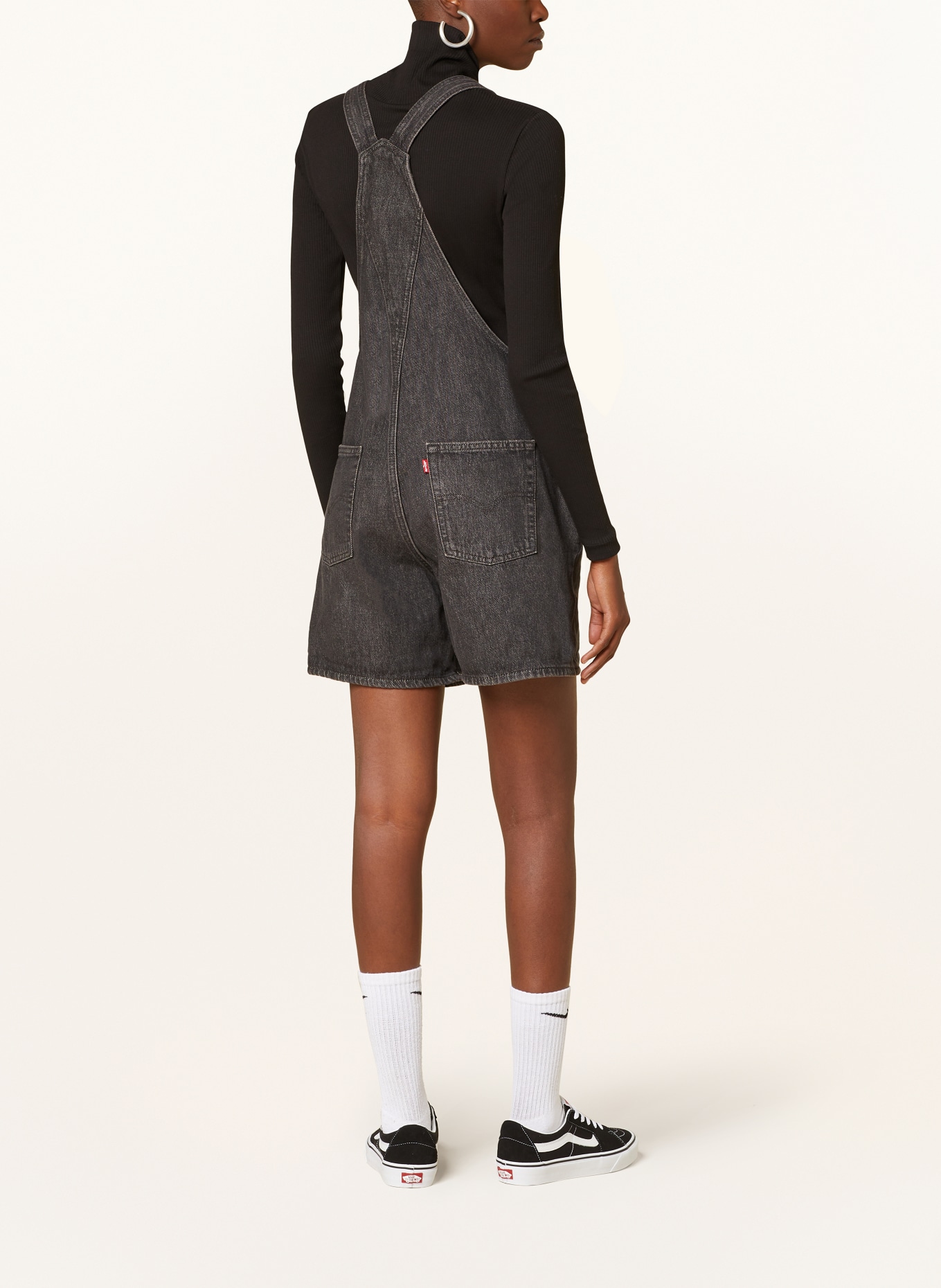 Levi's® Denim overalls, Color: BLACK (Image 3)