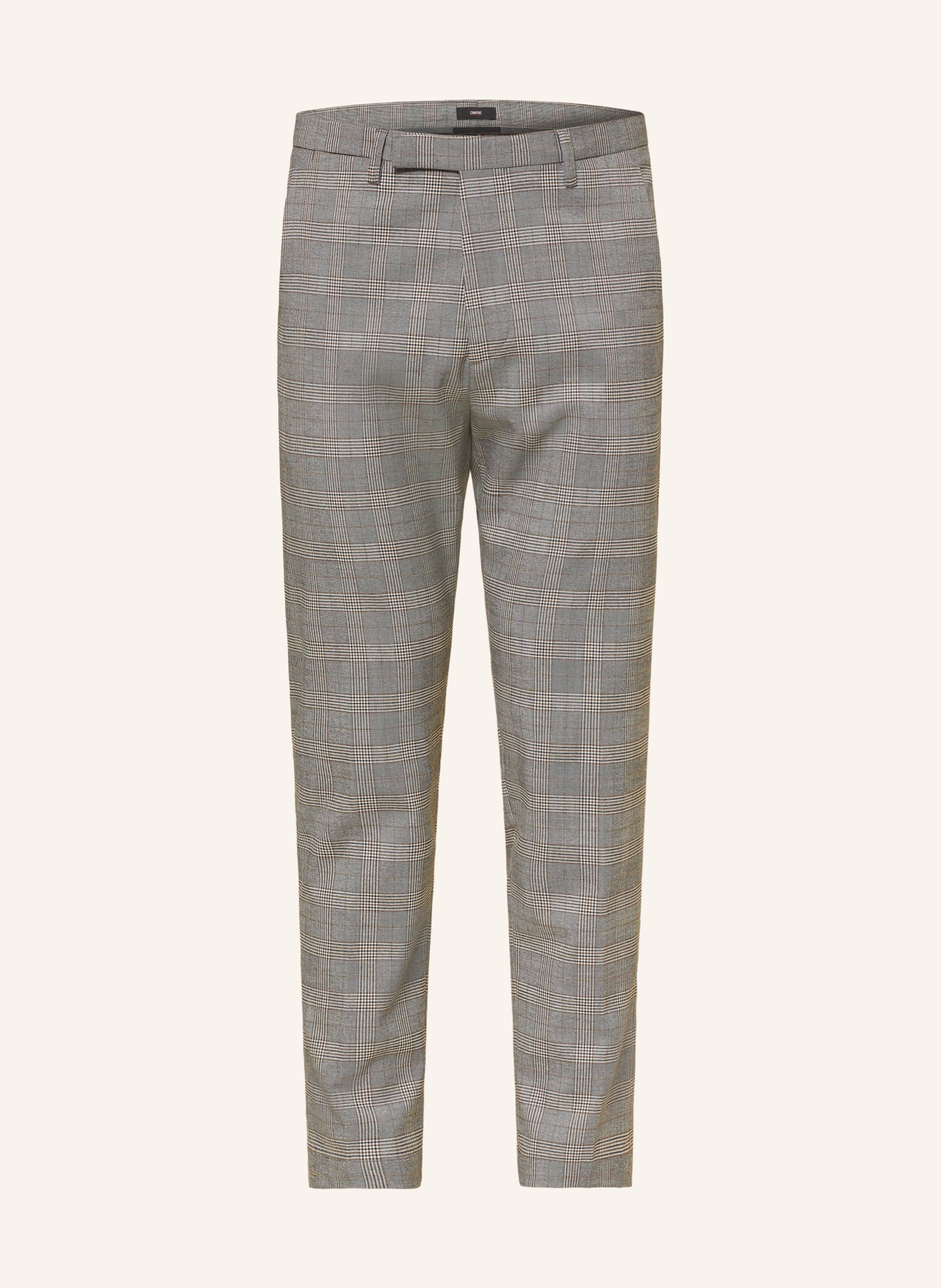 CINQUE Trousers CIBEPPE tapered fit, Color: BROWN/ GRAY (Image 1)