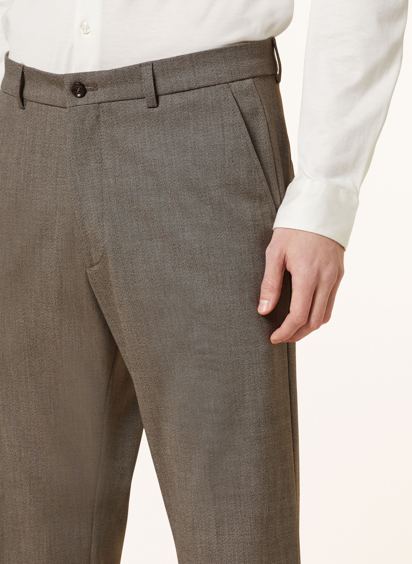 CINQUE Kalhoty CIBODO Extra Slim Fit, Barva: HNĚDÁ (Obrázek 5)