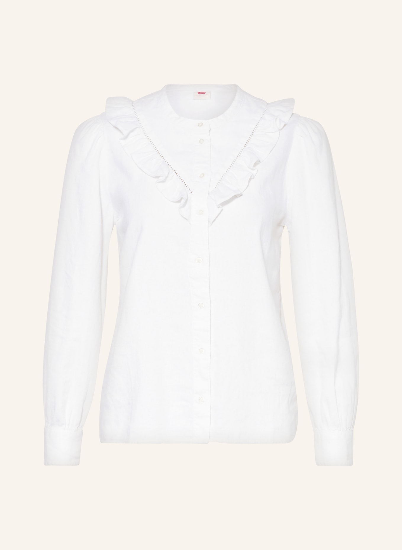 Levi's® Blouse CARINNA with linen, Color: WHITE (Image 1)