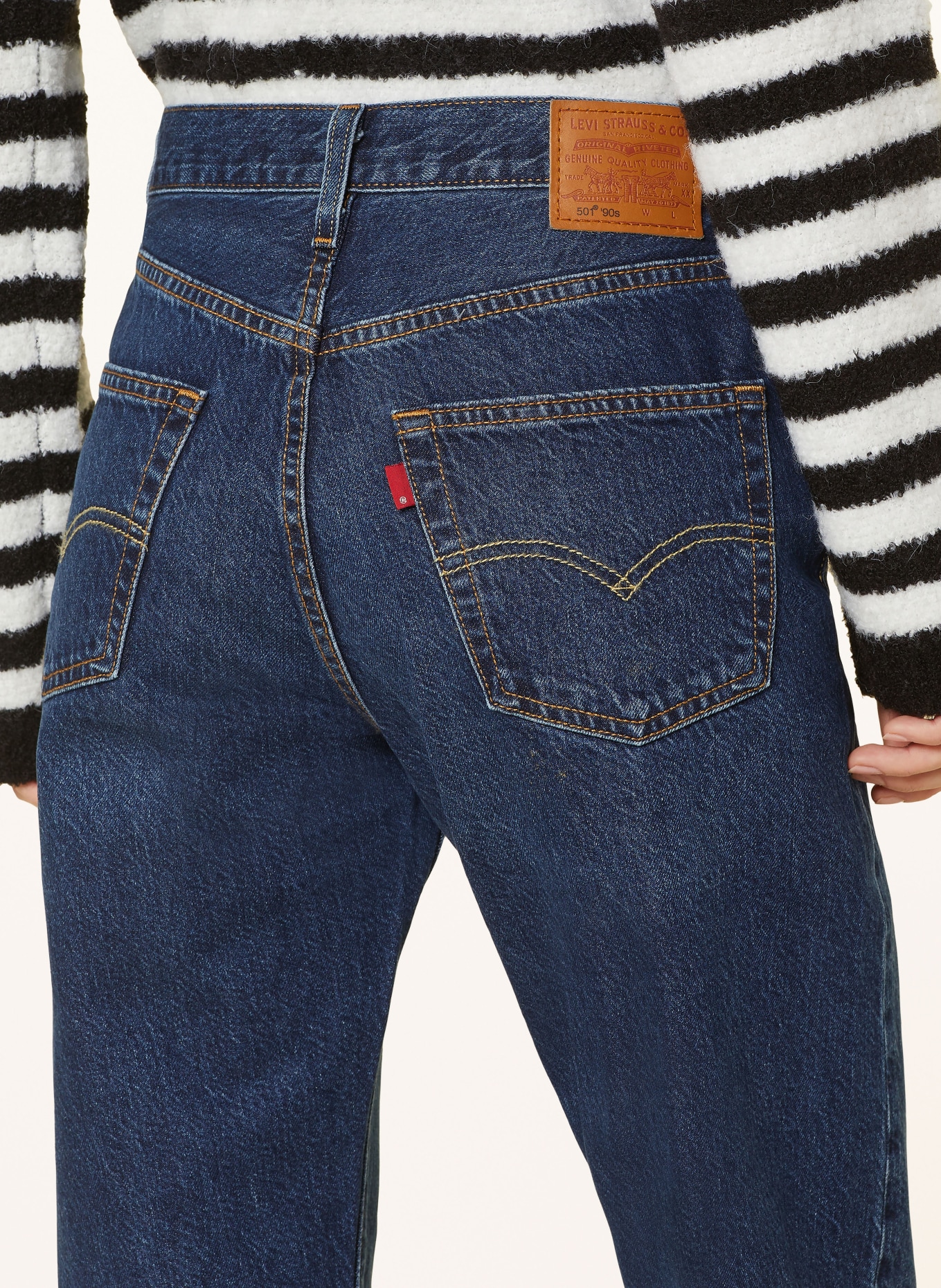 Levi's® Straight Jeans 501, Farbe: 00 Dark Indigo - Worn In (Bild 5)
