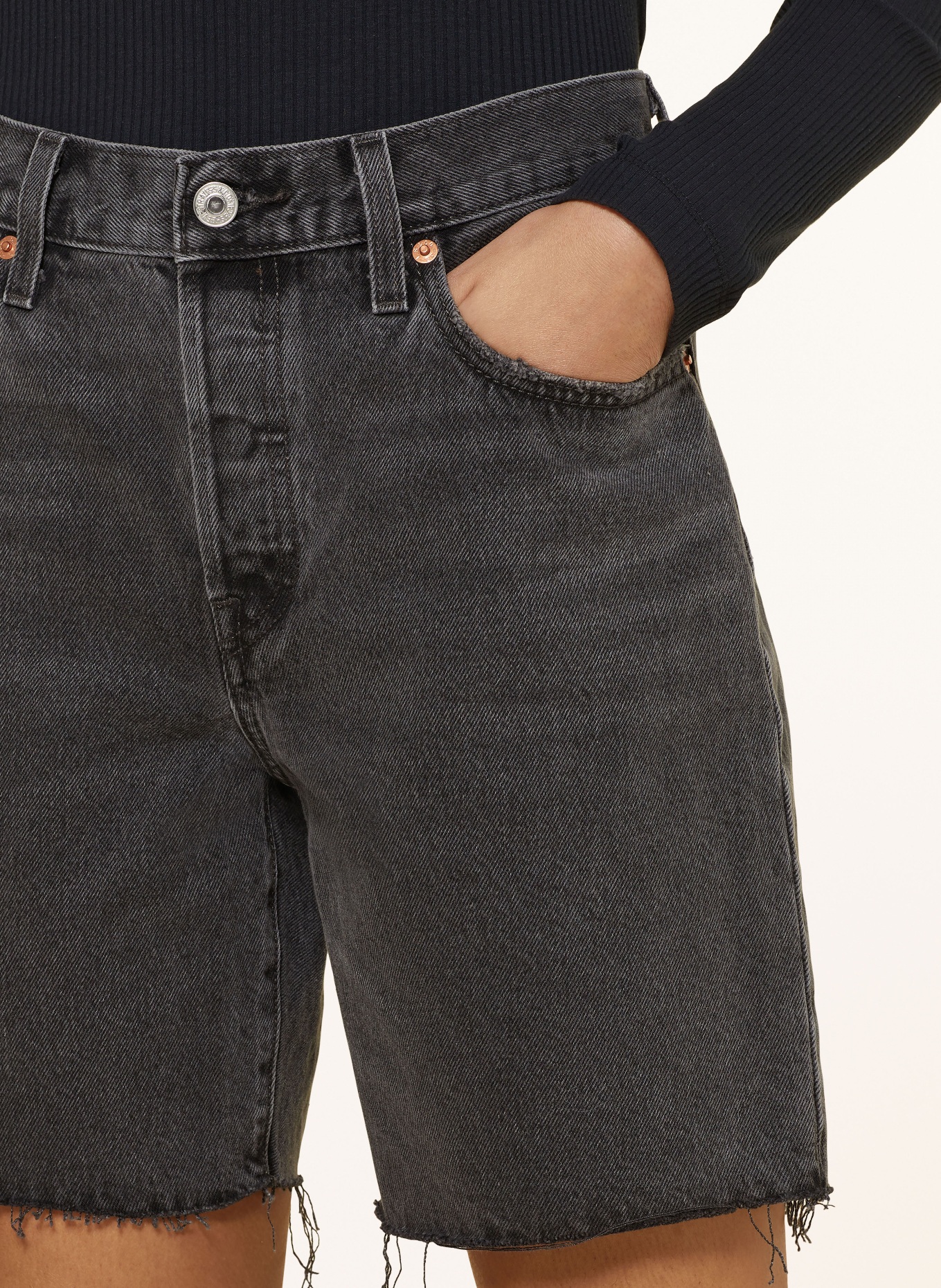 Levi's® Szorty jeansowe, Kolor: 21 Blacks (Obrazek 5)