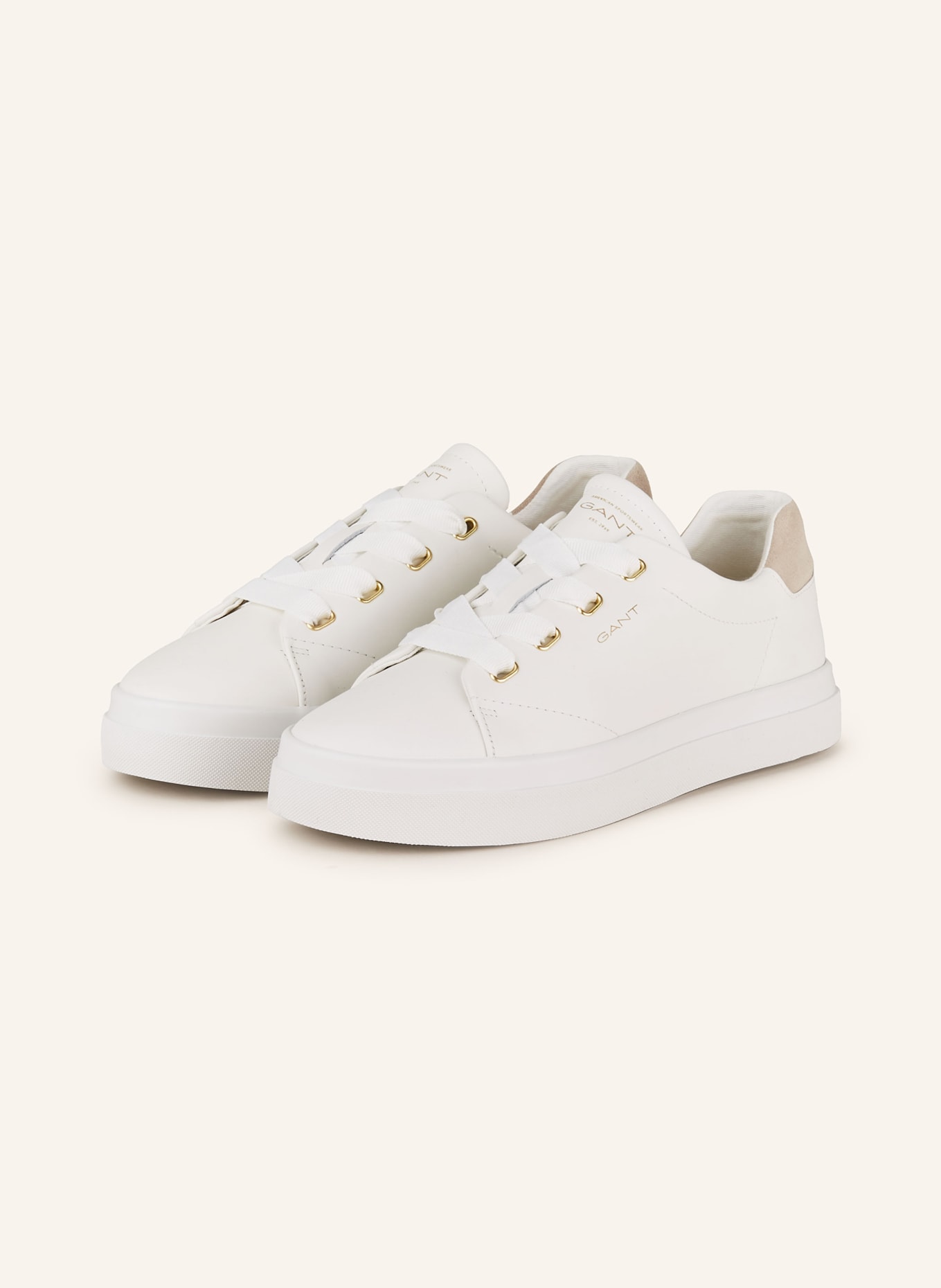 GANT Sneakers AVONA, Color: WHITE/ TAUPE (Image 1)