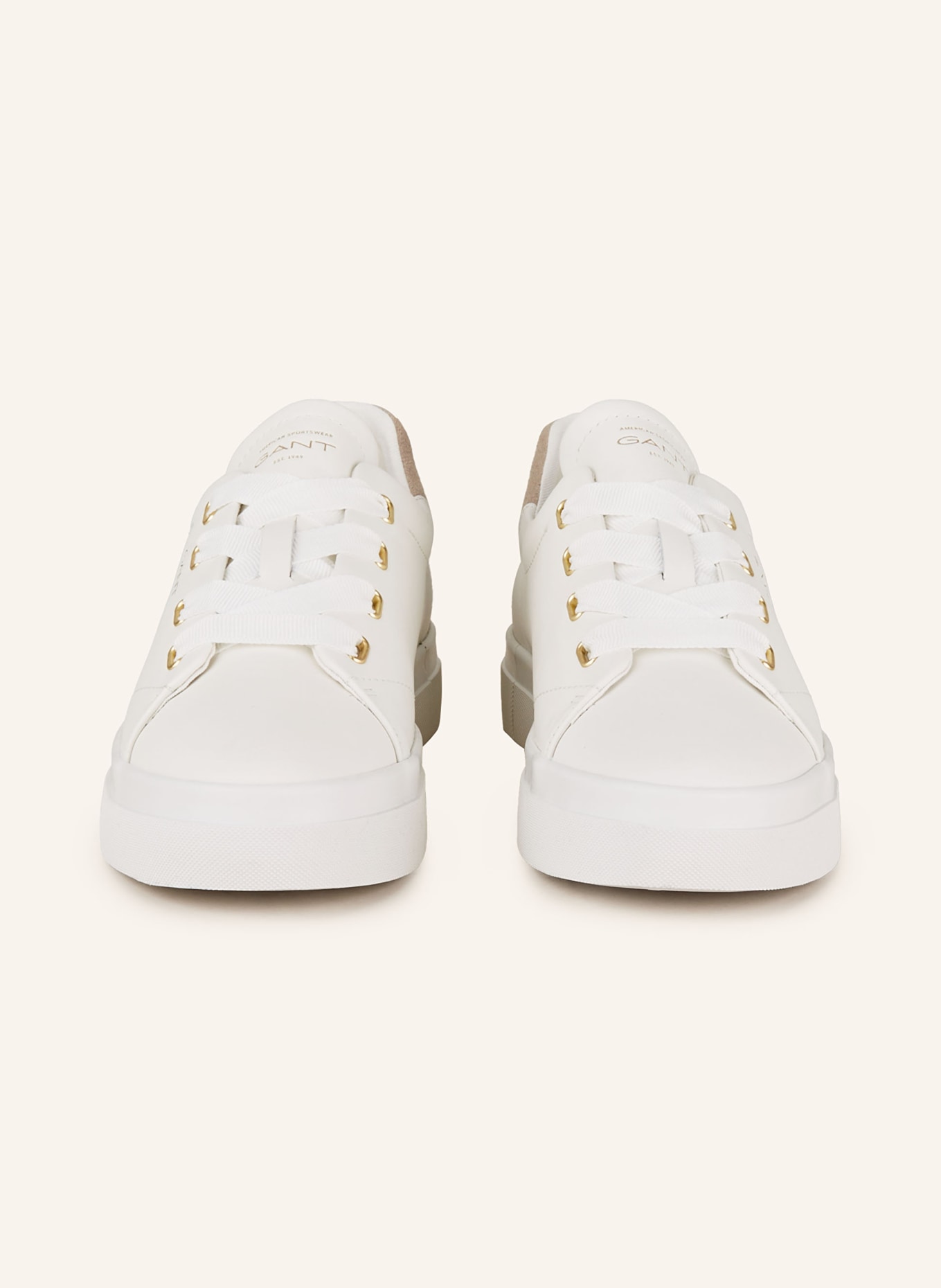 GANT Sneakers AVONA, Color: WHITE/ TAUPE (Image 3)