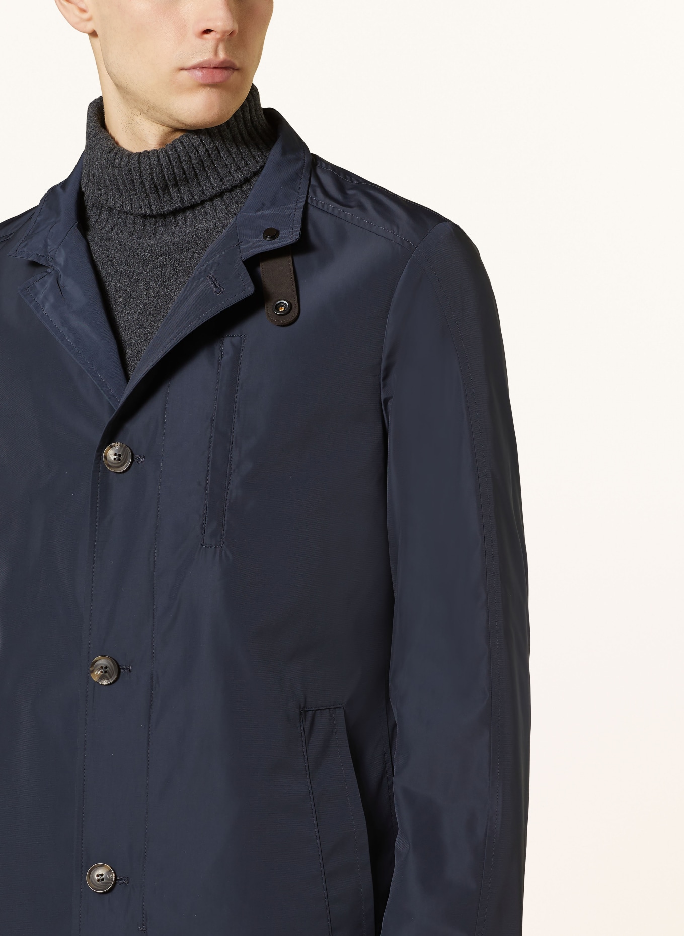CINQUE Coat CIARSENAL with removable panel, Color: DARK BLUE (Image 4)