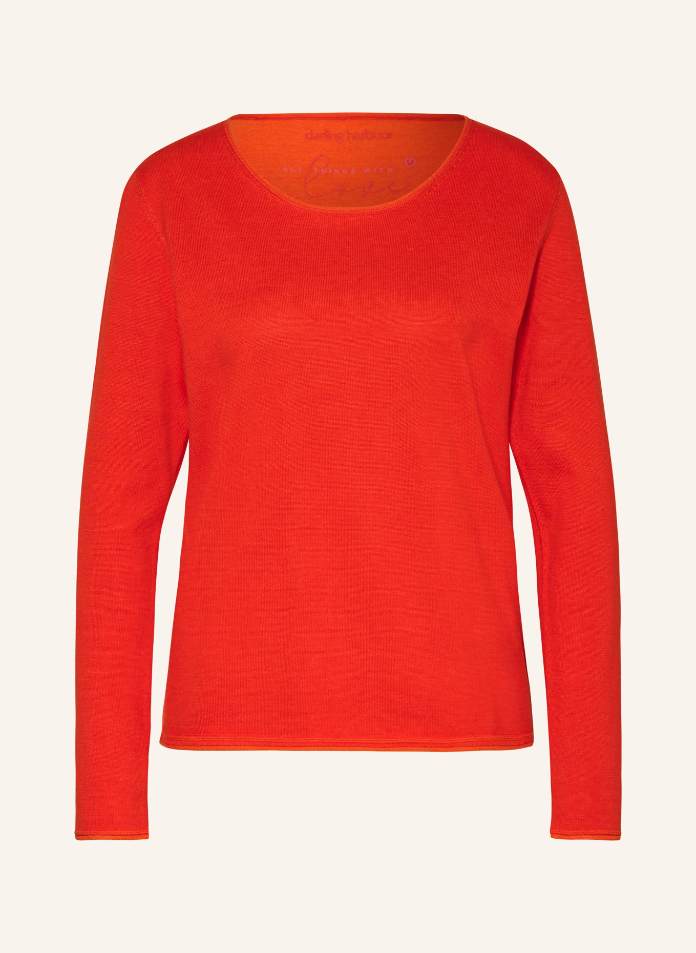 darling harbour Sweater, Color: ORANGEROT / PAPAYA (Image 1)