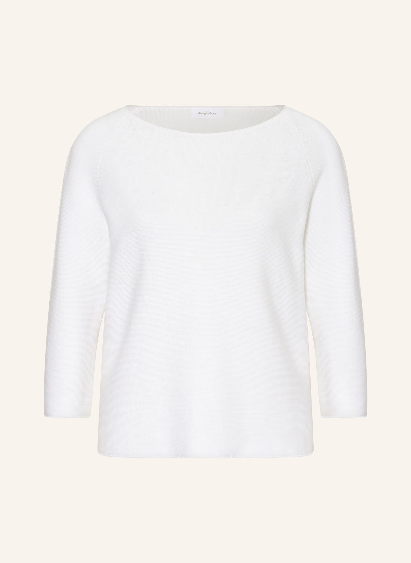 darling harbour Sweater with 3/4 sleeves, Color: WEISS (Image 1)