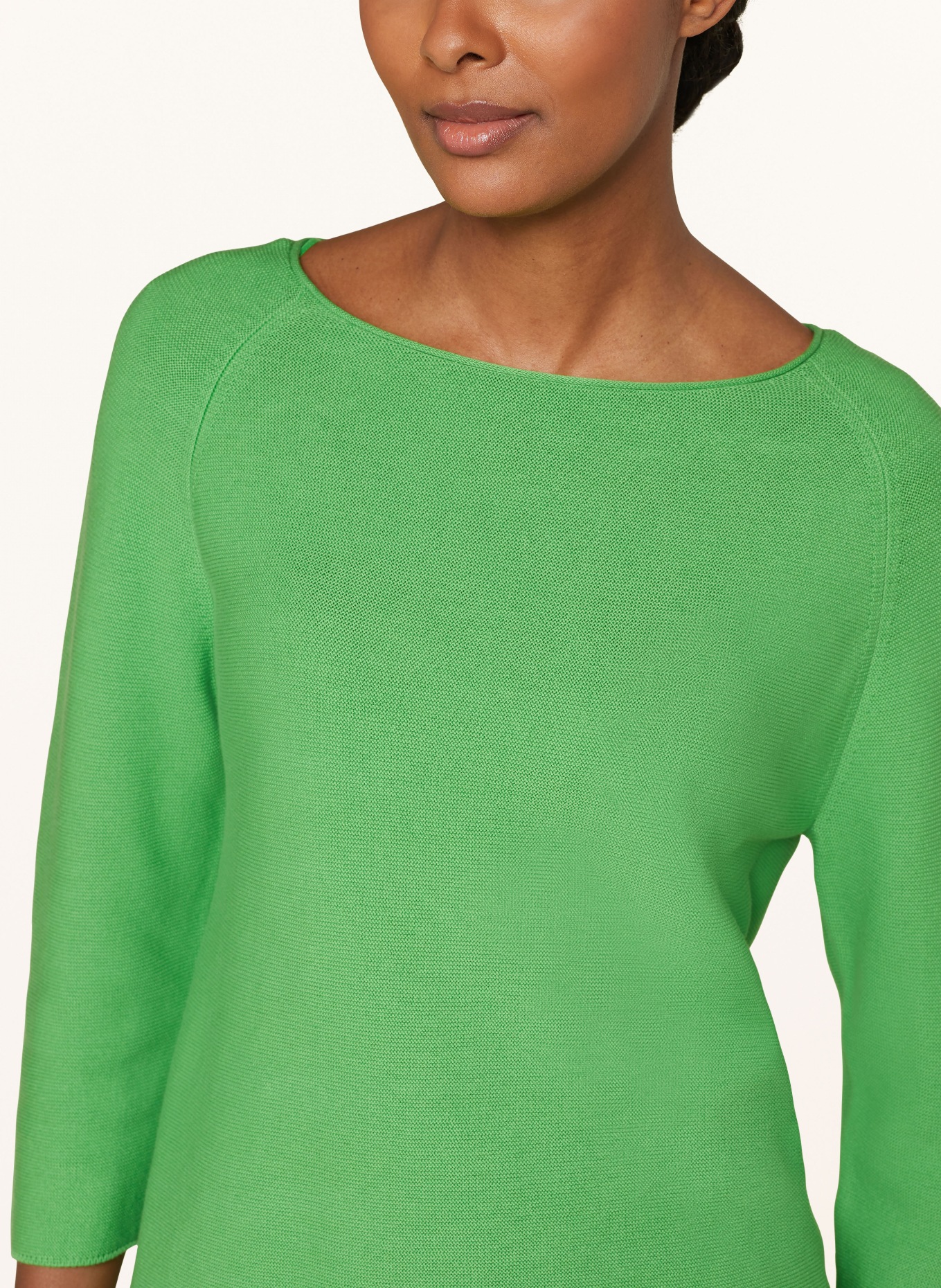 darling harbour Sweater with 3/4 sleeves, Color: apfelgrün (Image 4)