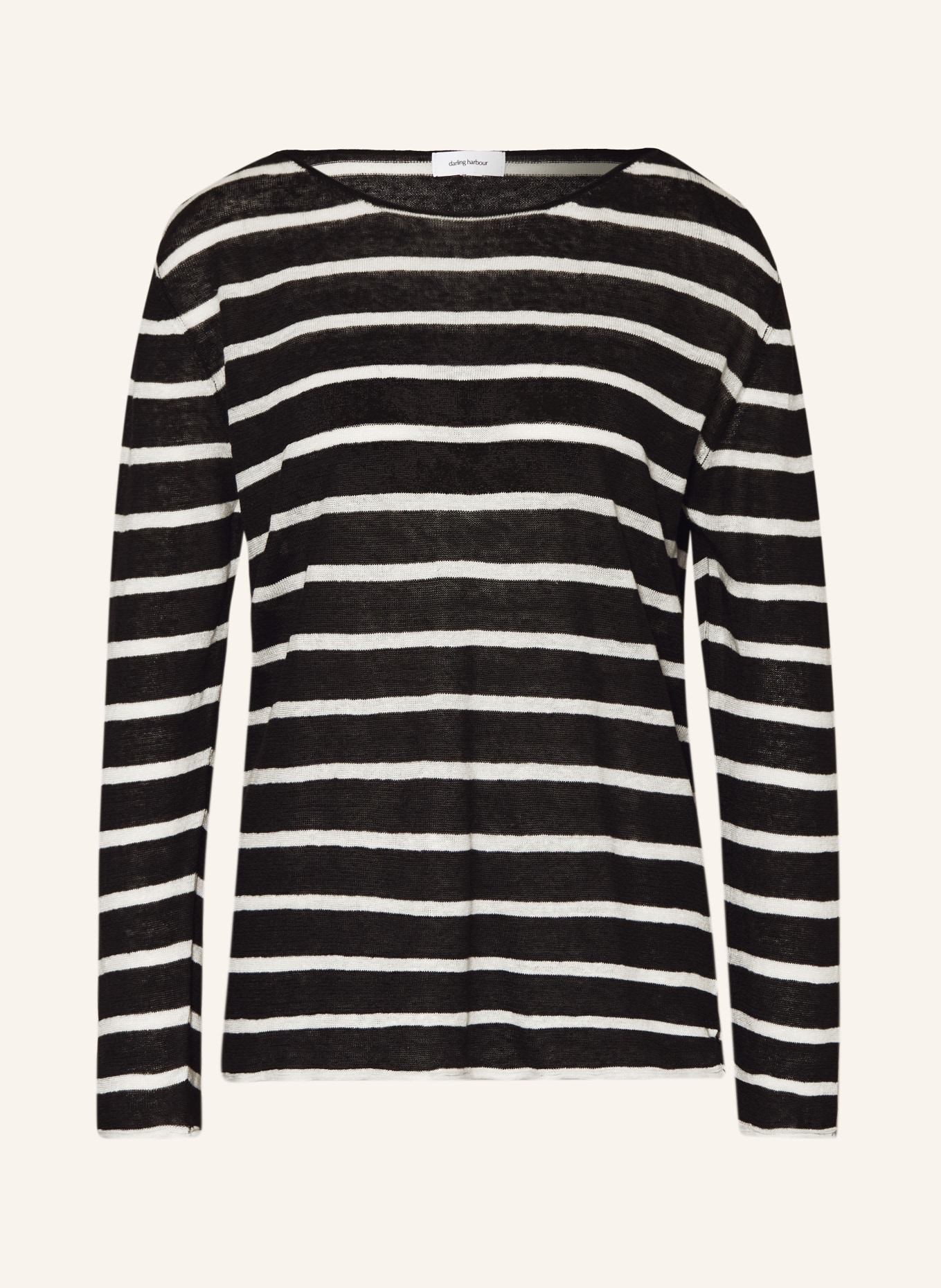 darling harbour Sweater, Color: SCHWARZ / OFFWHITE (Image 1)