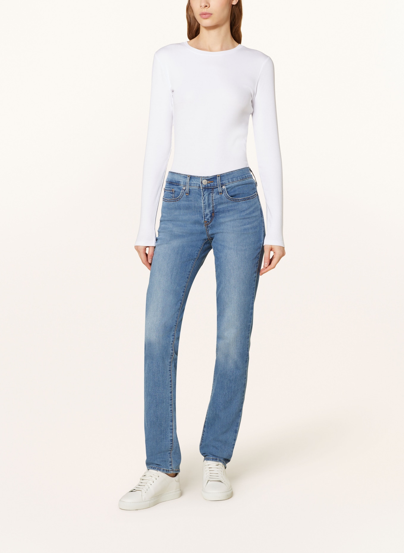 Levi's® Slim Fit Jeans 312 SHAPING, Farbe: 25 Med Indigo - Worn In (Bild 2)