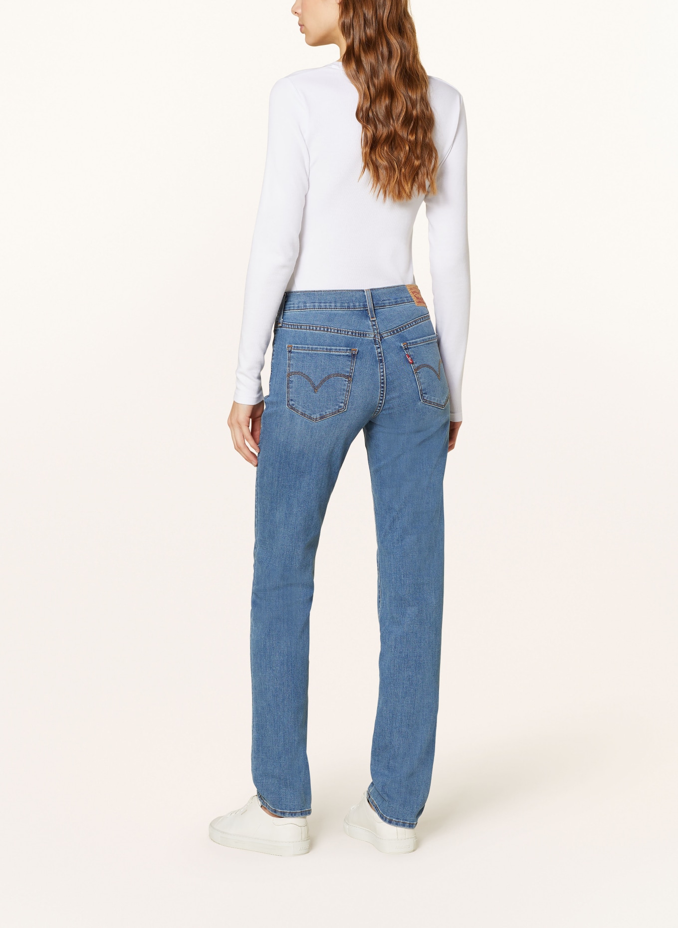 Levi's® Slim Fit Jeans 312 SHAPING, Farbe: 25 Med Indigo - Worn In (Bild 3)