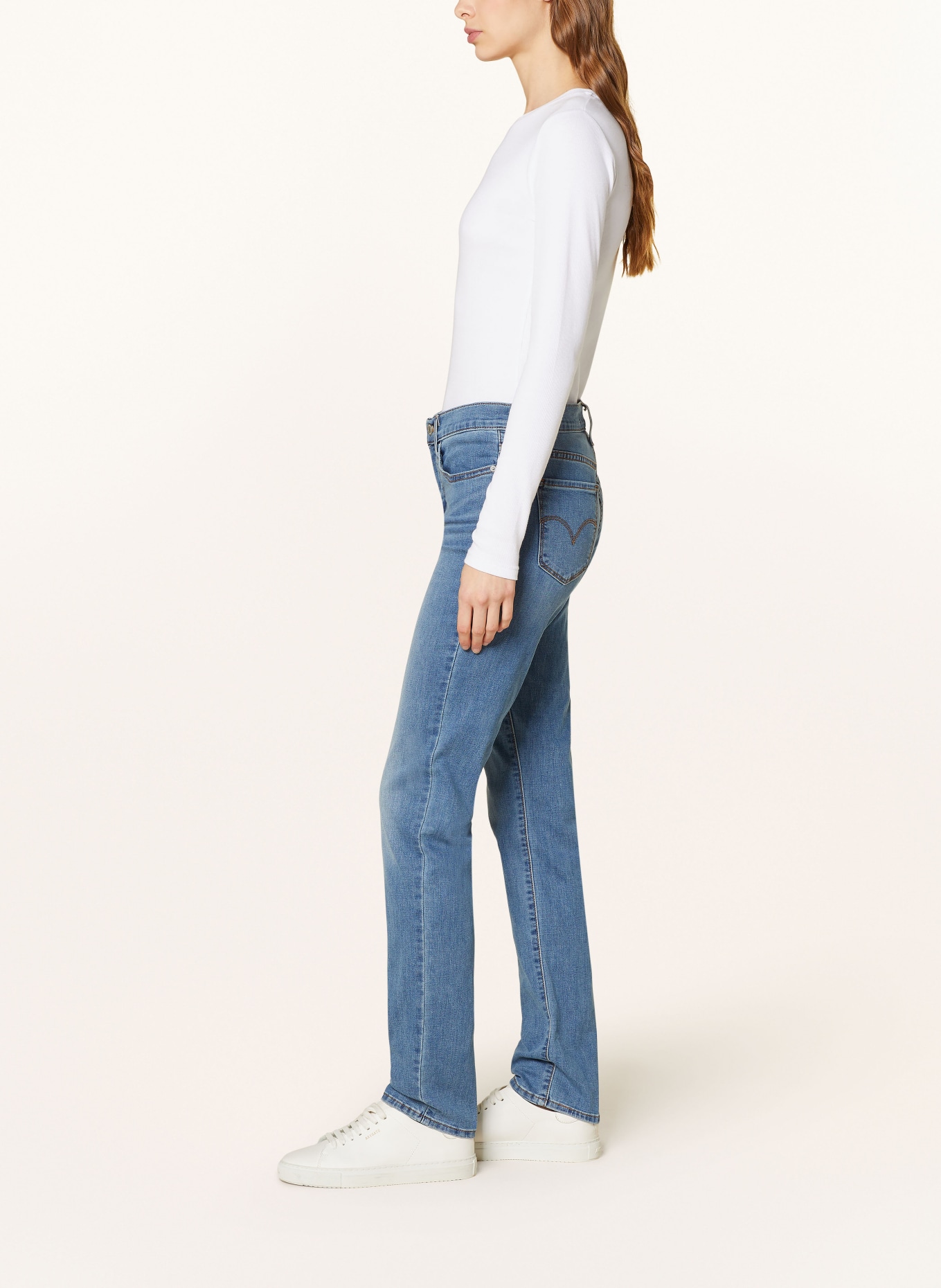 Levi's® Slim Fit Jeans 312 SHAPING, Farbe: 25 Med Indigo - Worn In (Bild 4)