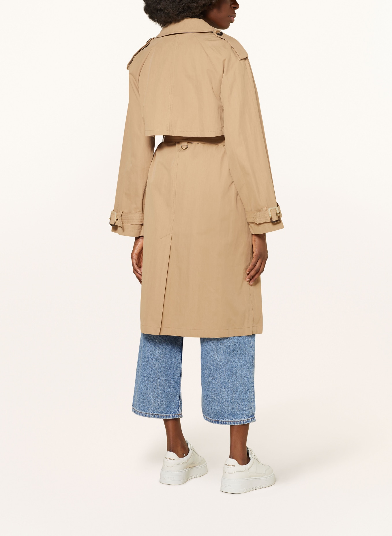 darling harbour Oversized trench coat, Color: SAND (Image 3)
