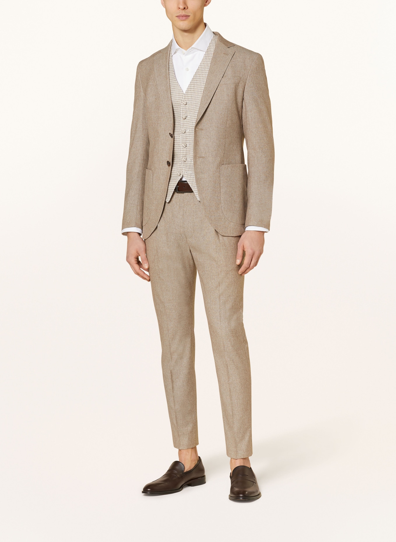 JOOP! Suit vest WEAZER extra slim fit, Color: 265 Medium Beige               265 (Image 2)