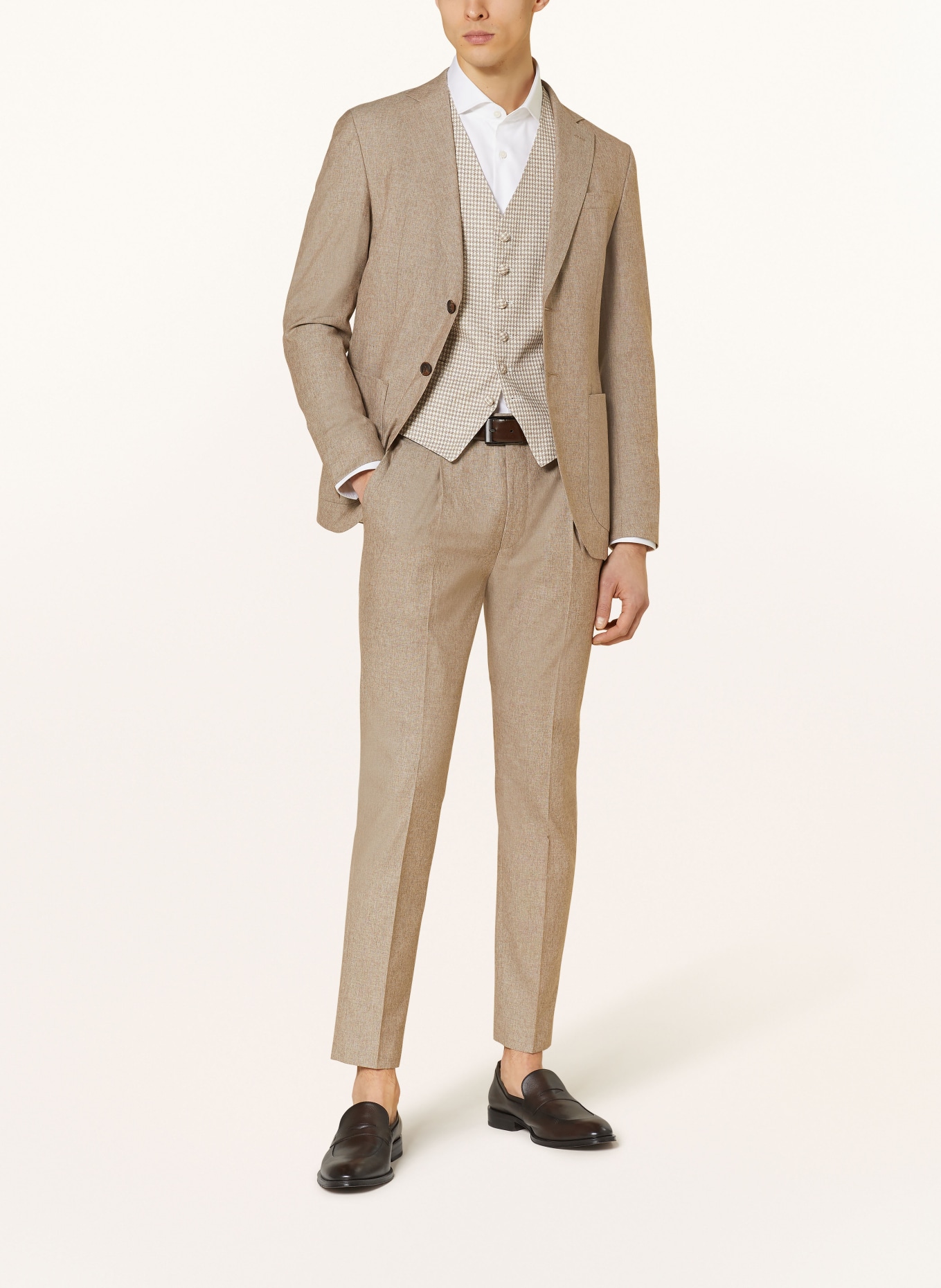 JOOP! Suit trousers BIRD extra slim fit, Color: 250 Dark Beige                 250 (Image 2)