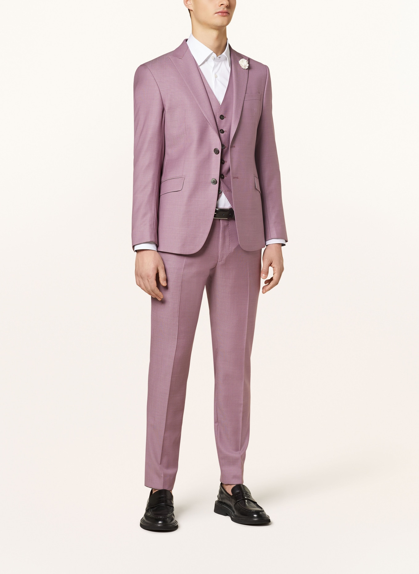 JOOP! Anzugweste WEAZER Slim Fit, Farbe: 650 Dark Pink                  650 (Bild 2)