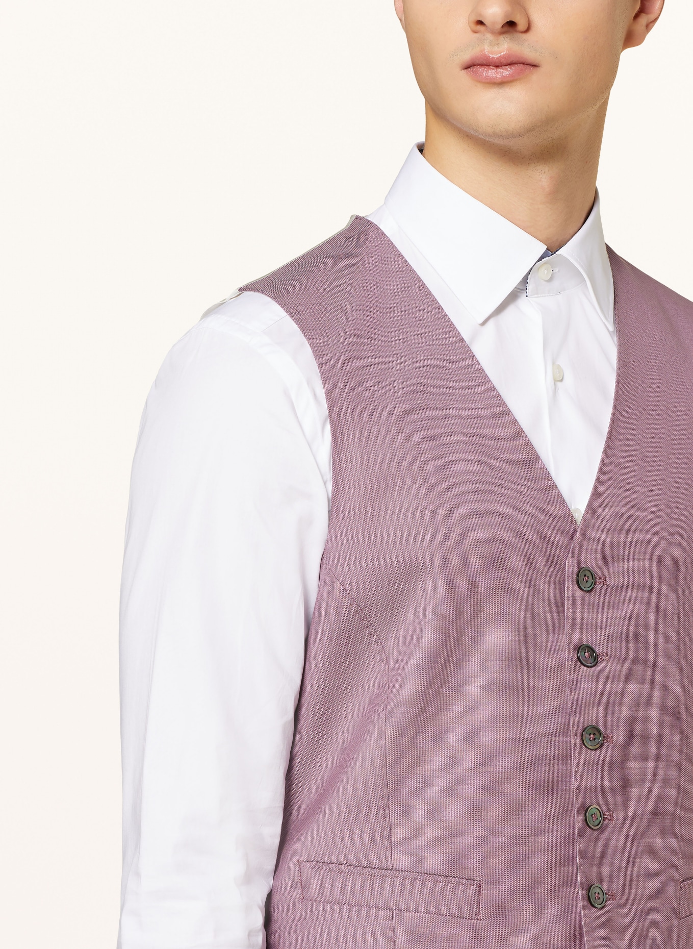 JOOP! Obleková vesta WEAZER Slim Fit, Barva: 650 Dark Pink                  650 (Obrázek 5)