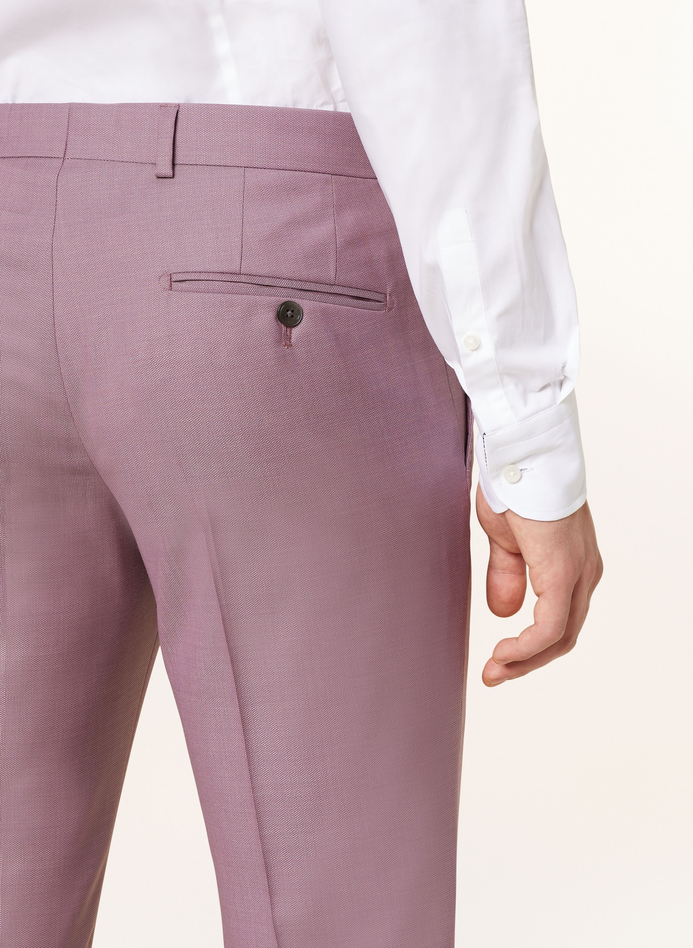 JOOP! Oblekové kalhoty BLAYR Slim Fit, Barva: 650 Dark Pink                  650 (Obrázek 6)