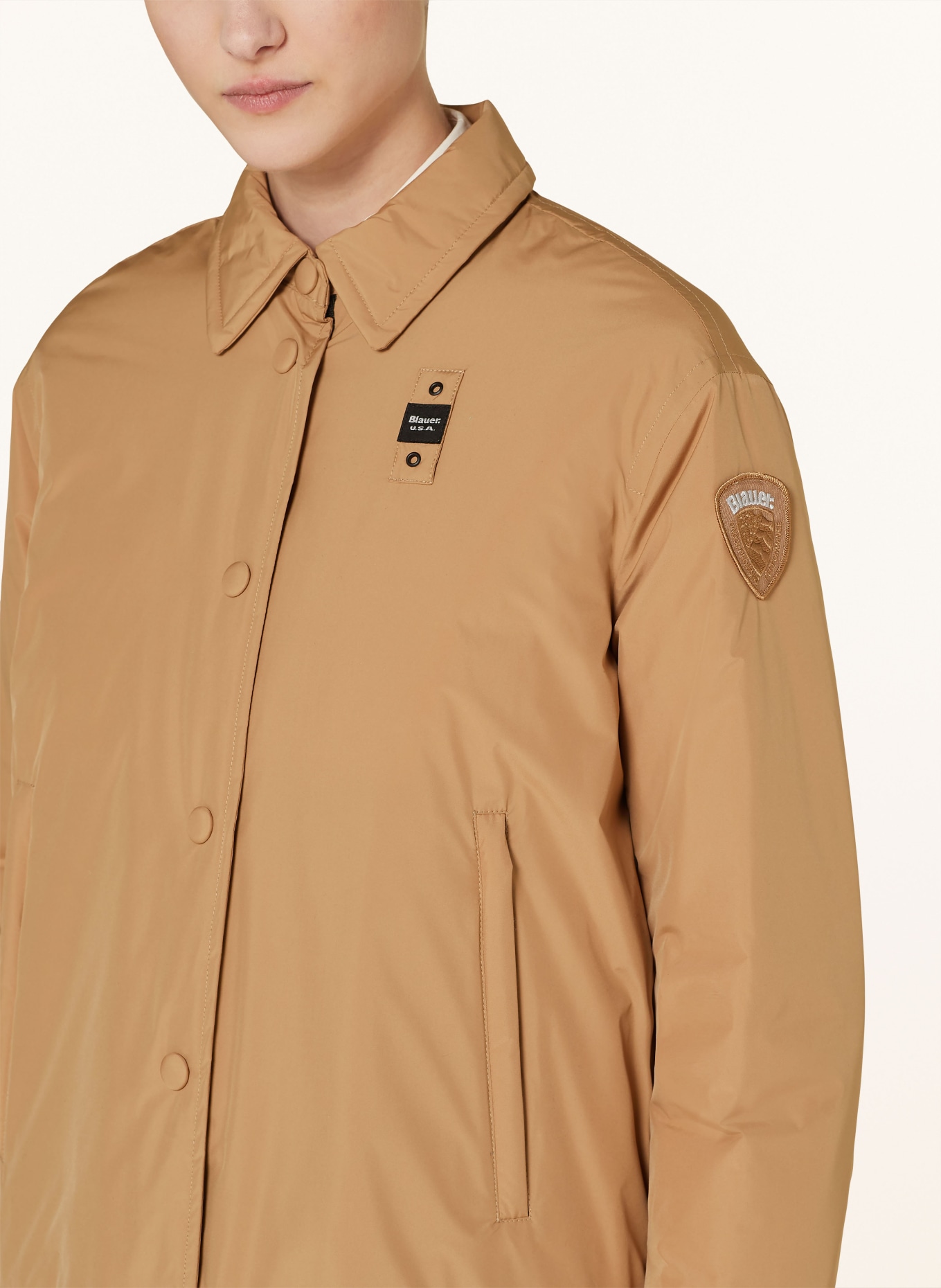 Blauer Overshirt with DUPONT™ SORONA® insulation, Color: CAMEL (Image 4)