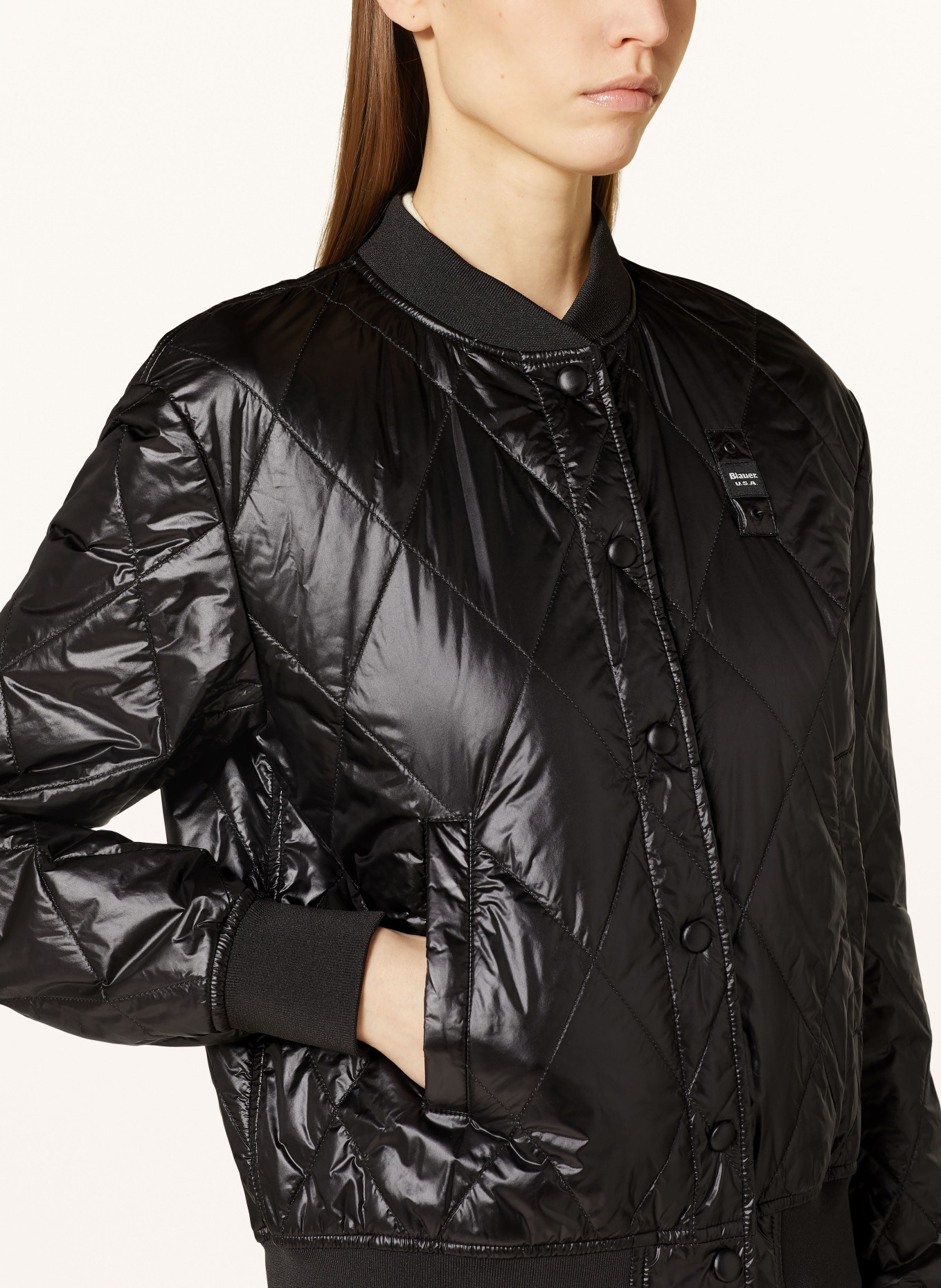 Blauer Quilted blouson with DUPONT™ SORONA® insulation, Color: BLACK (Image 4)