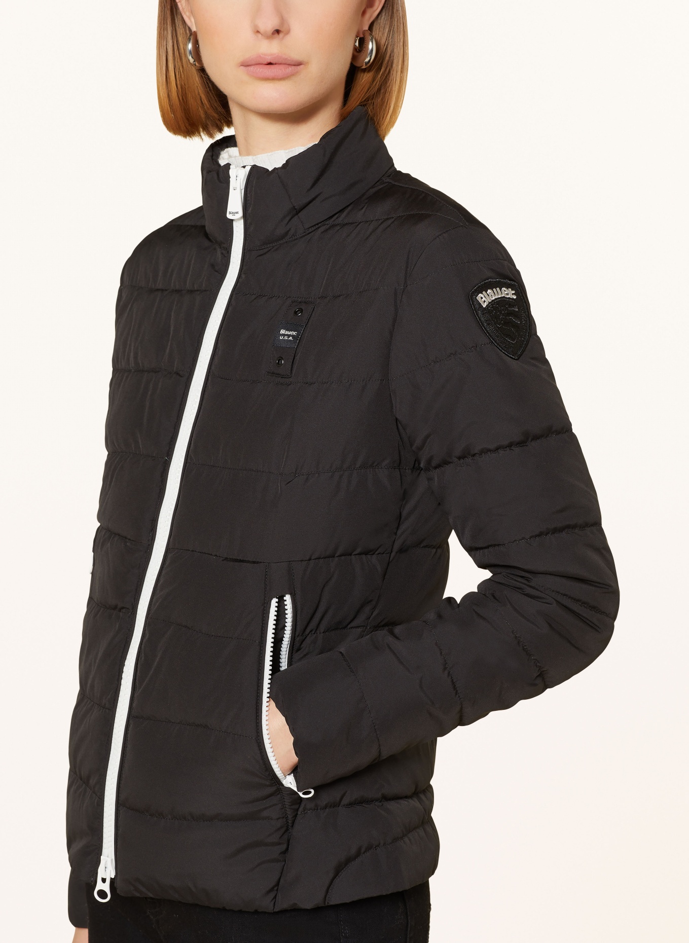 Blauer Quilted jacket with DUPONT™ SORONA® insulation, Color: BLACK (Image 4)