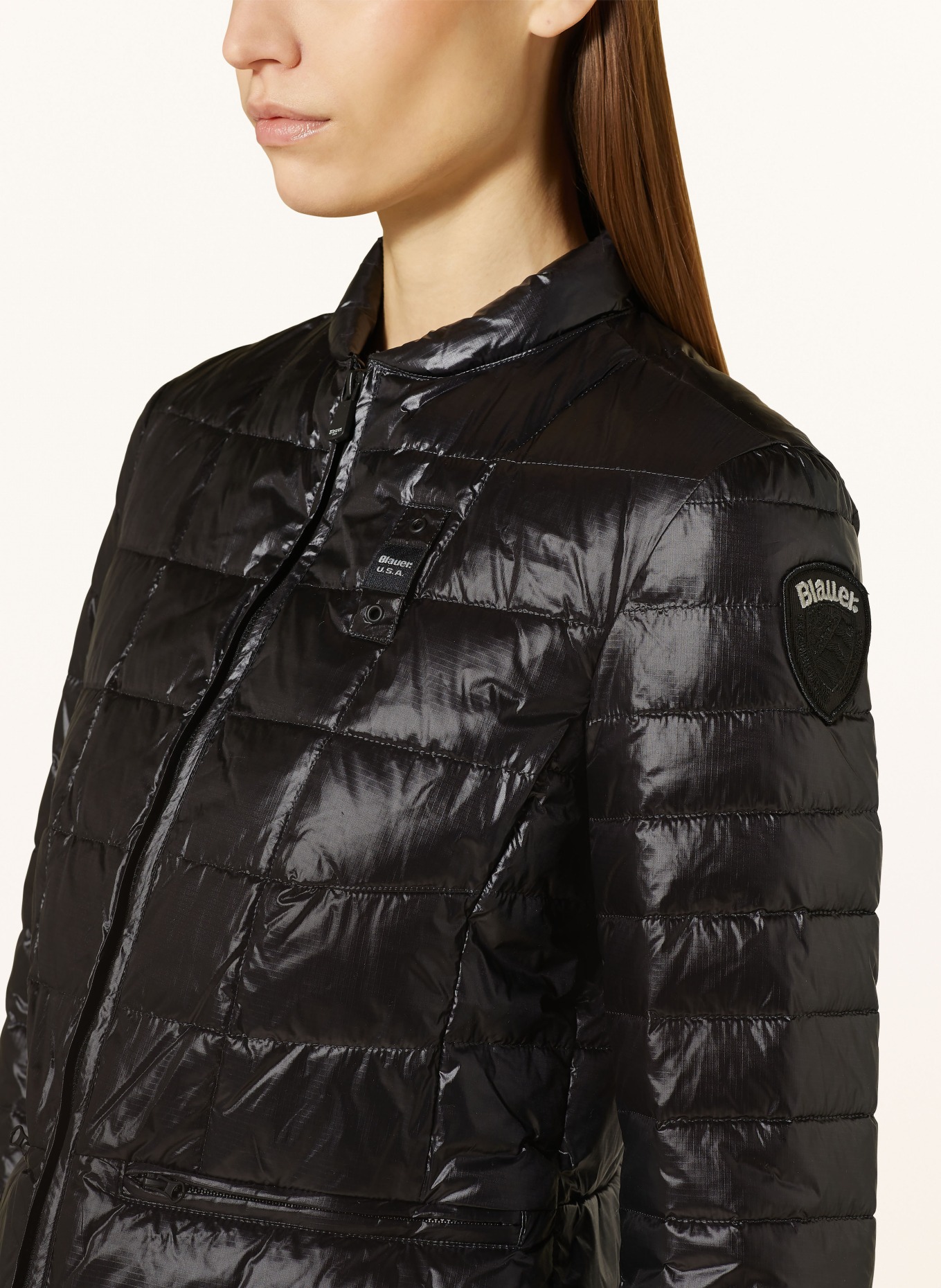 Blauer Quilted jacket with SORONA® AURA insulation, Color: BLACK (Image 4)