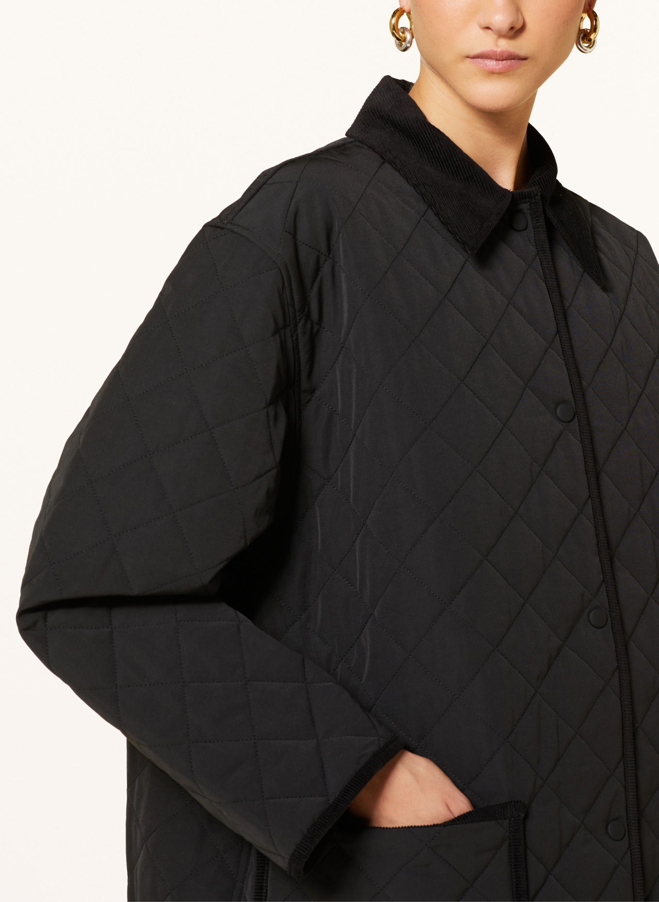 TOTEME Quilted jacket, Color: BLACK (Image 4)