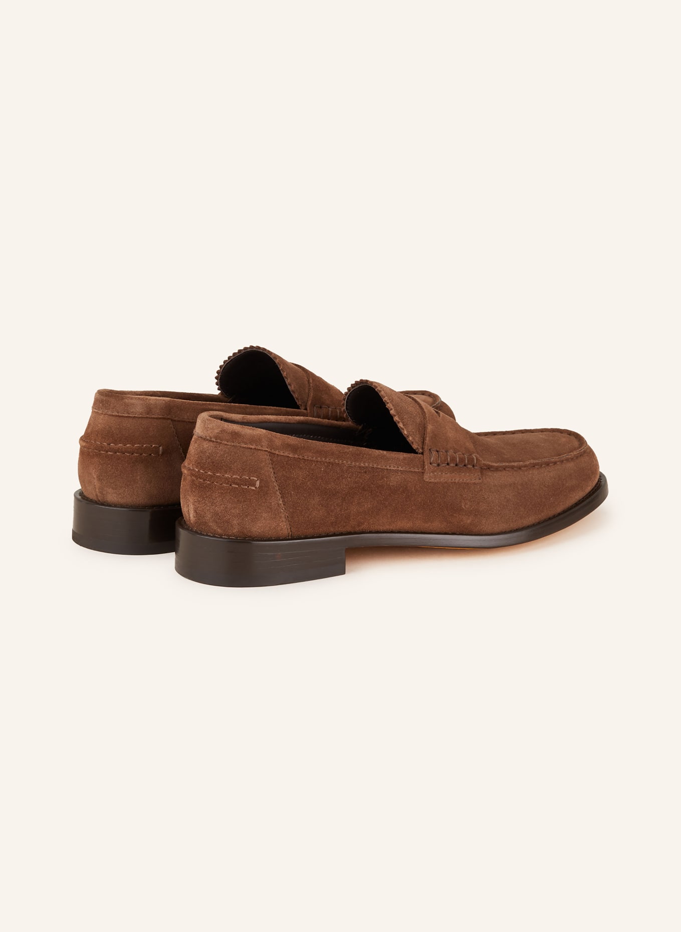 DOUCAL'S Penny loafers, Color: BROWN (Image 2)