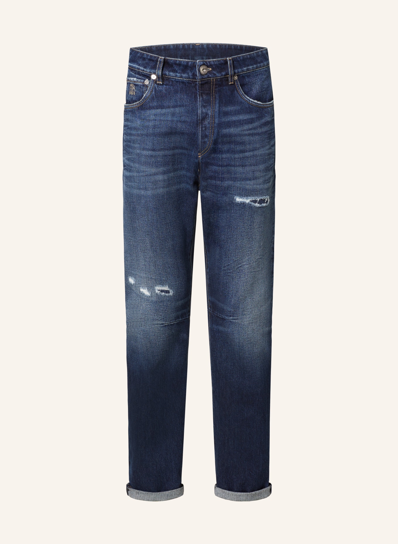 BRUNELLO CUCINELLI Jeans extra slim fit, Color: CE2AC Dark Blue (Image 1)