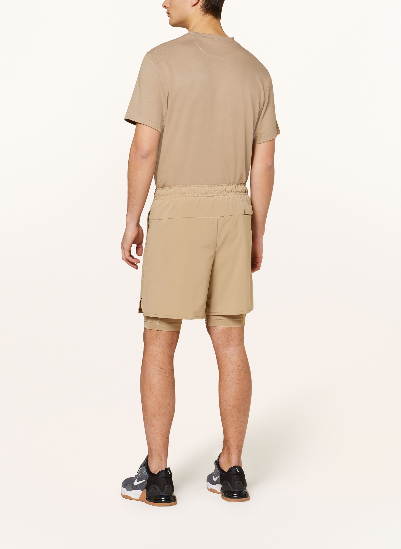 Nike 2-in-1 running shorts UNLIMITED, Color: KHAKI (Image 3)