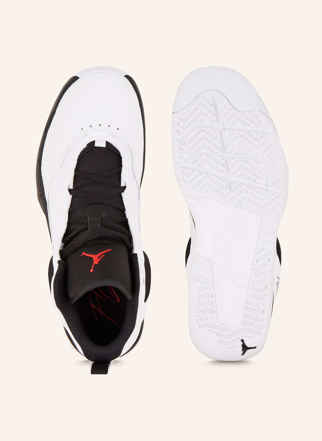 JORDAN Basketball Shoes JORDAN STAY LOYAL 3, Color: WHITE/ BLACK (Image 5)