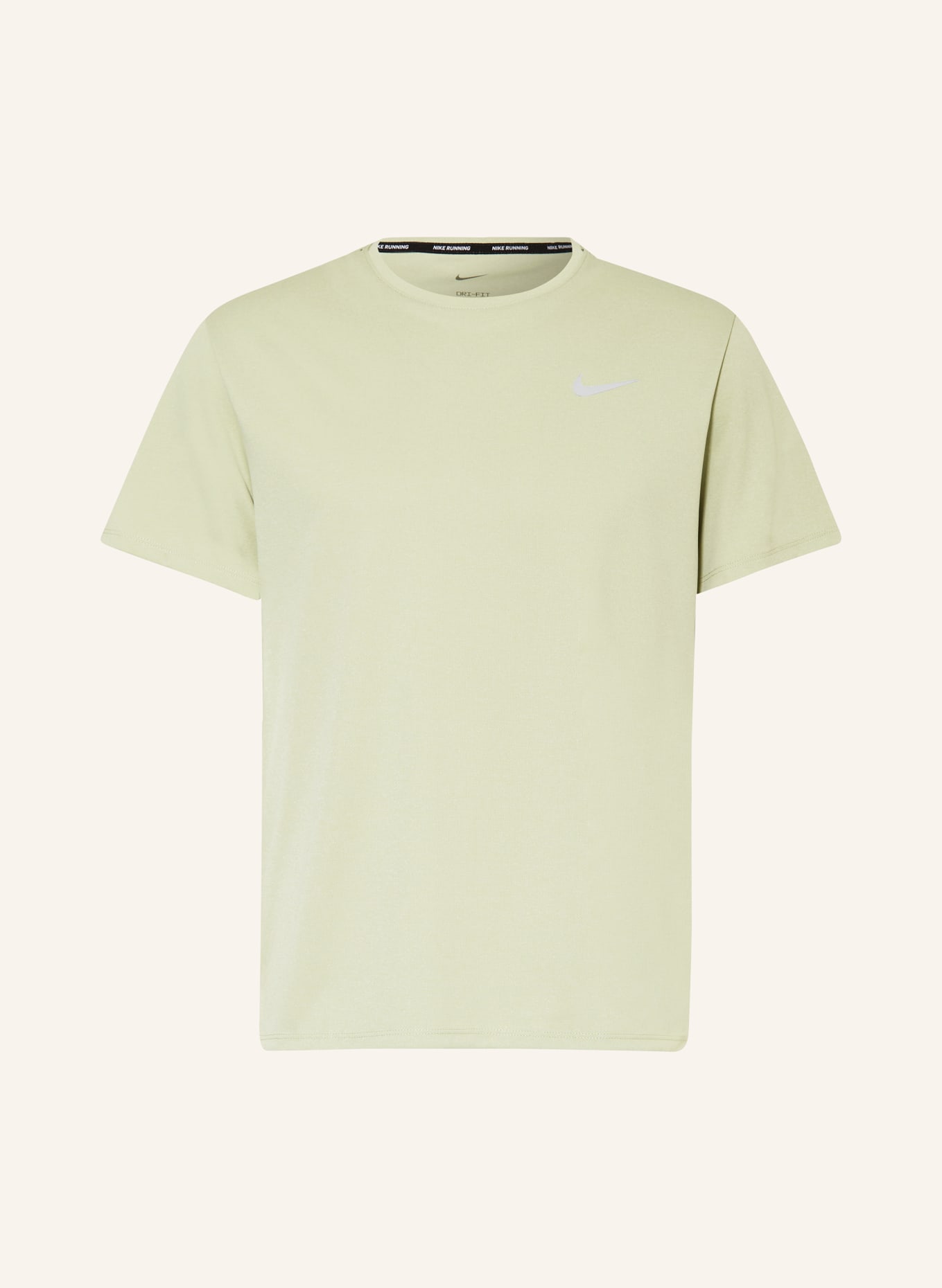 Nike Tričko MILER, Barva: SVĚTLE ZELENÁ (Obrázek 1)