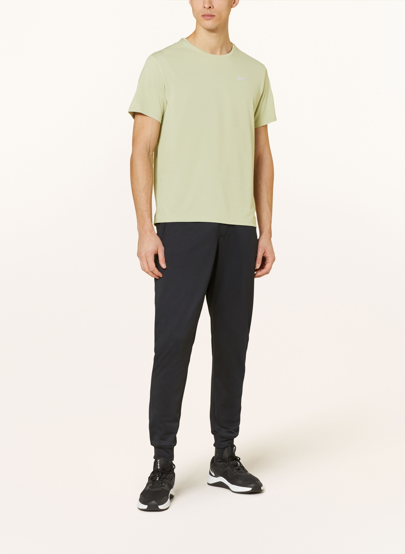 Nike T-shirt MILER, Color: LIGHT GREEN (Image 2)