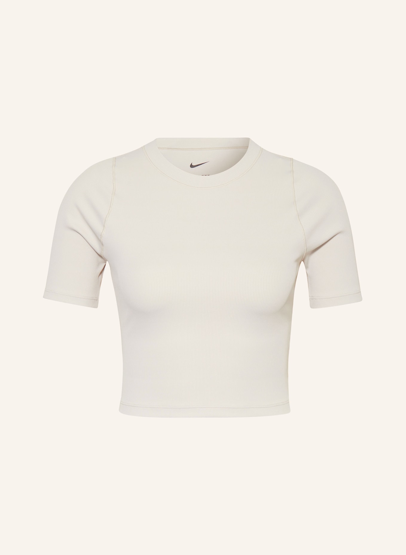 Nike Cropped tričko INFINASOFT ESSENTIALS, Barva: KRÉMOVÁ (Obrázek 1)