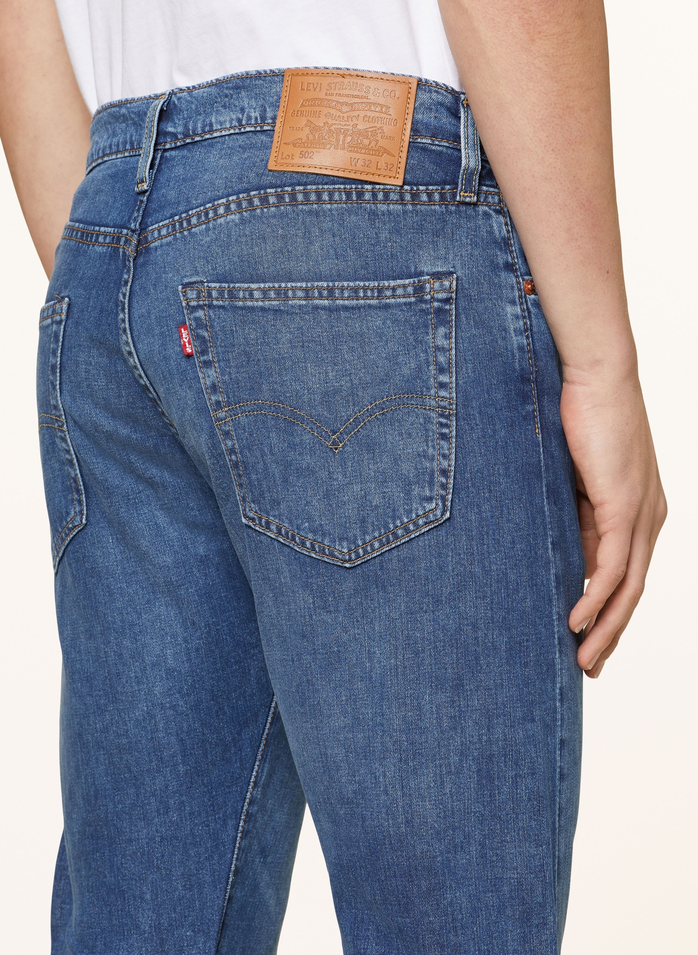 Levi's® Jeans 502 TAPER Regular Fit, Farbe: BLAU (Bild 5)
