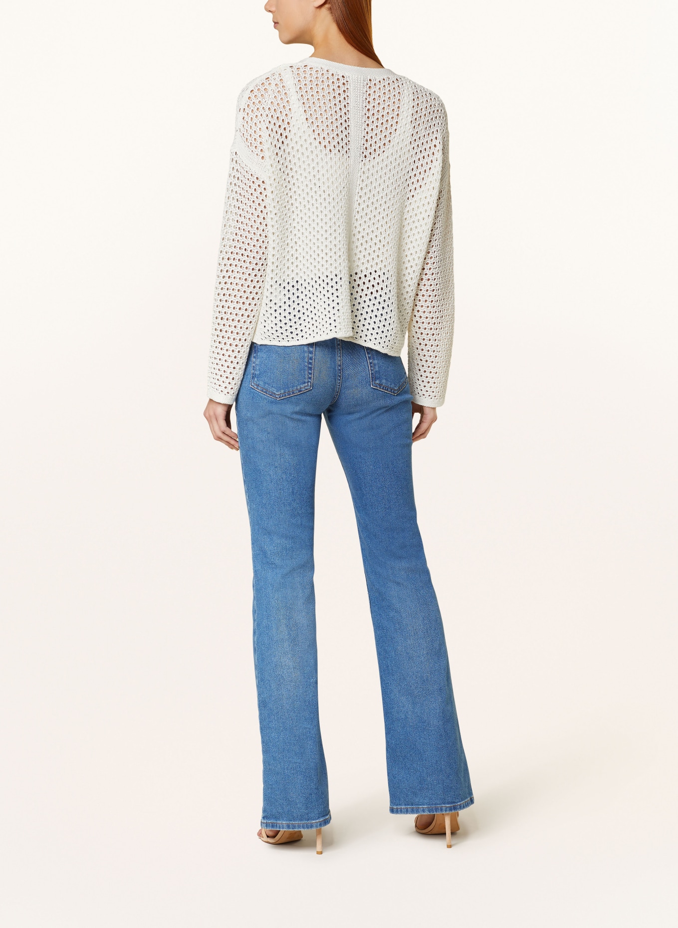 lilienfels Pullover mit Leinen, Farbe: WEISS (Bild 3)